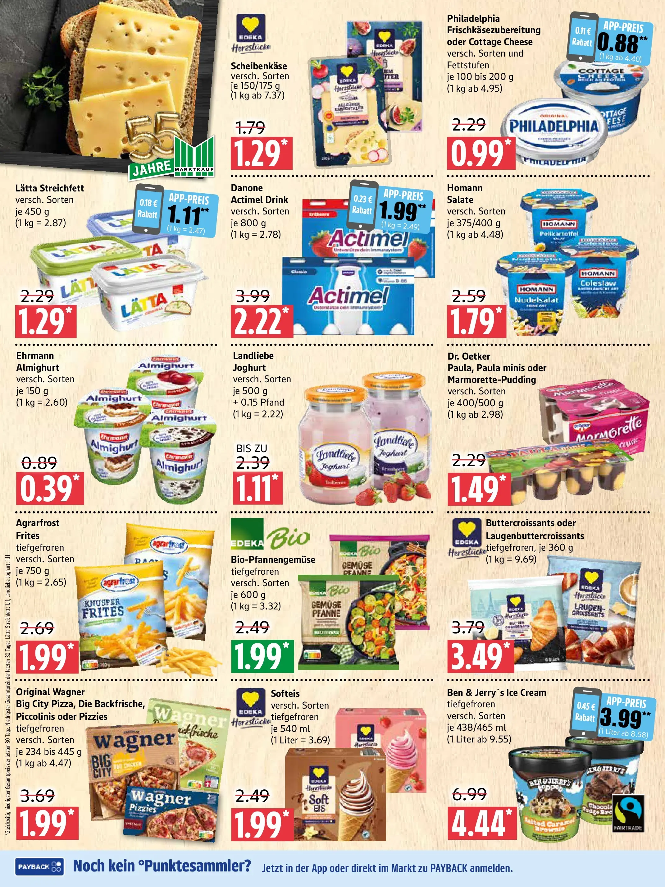Edeka prospekt Prenzlau	 (ab 10.05.2026) » Angebote Online | Seite: 4 | Produkte: Actimel, Joghurt, Ben & Jerry's, Lätta