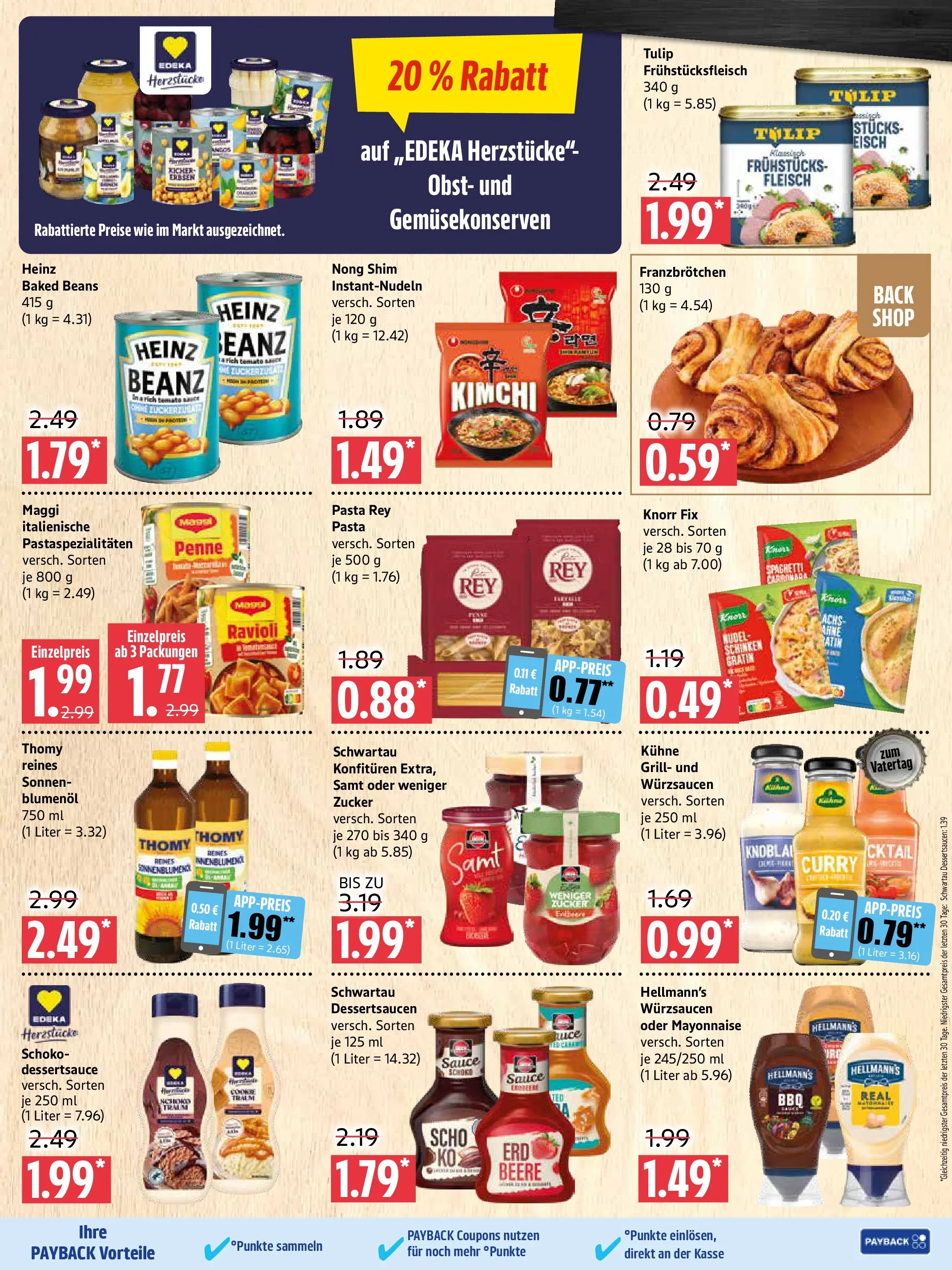 Edeka prospekt Prenzlau	 (ab 10.05.2026) » Angebote Online | Seite: 5 | Produkte: Sonnenblumenol, Obst, Pasta, Schinken