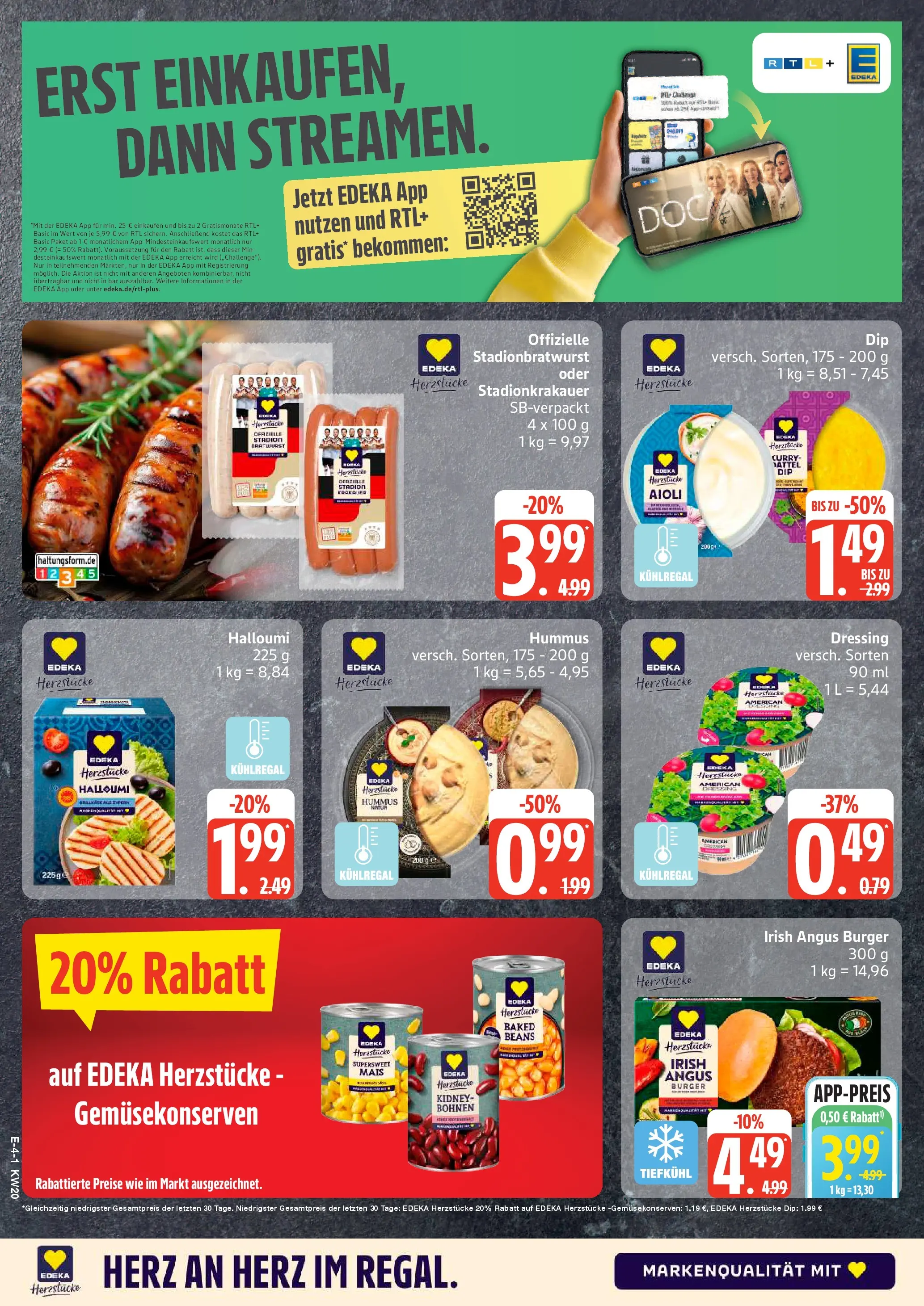 Edeka prospekt Neu Wulmstorf	 (ab 10.05.2026) » Angebote Online | Seite: 6 | Produkte: Bratwurst, Dressing, Burger, Dattel