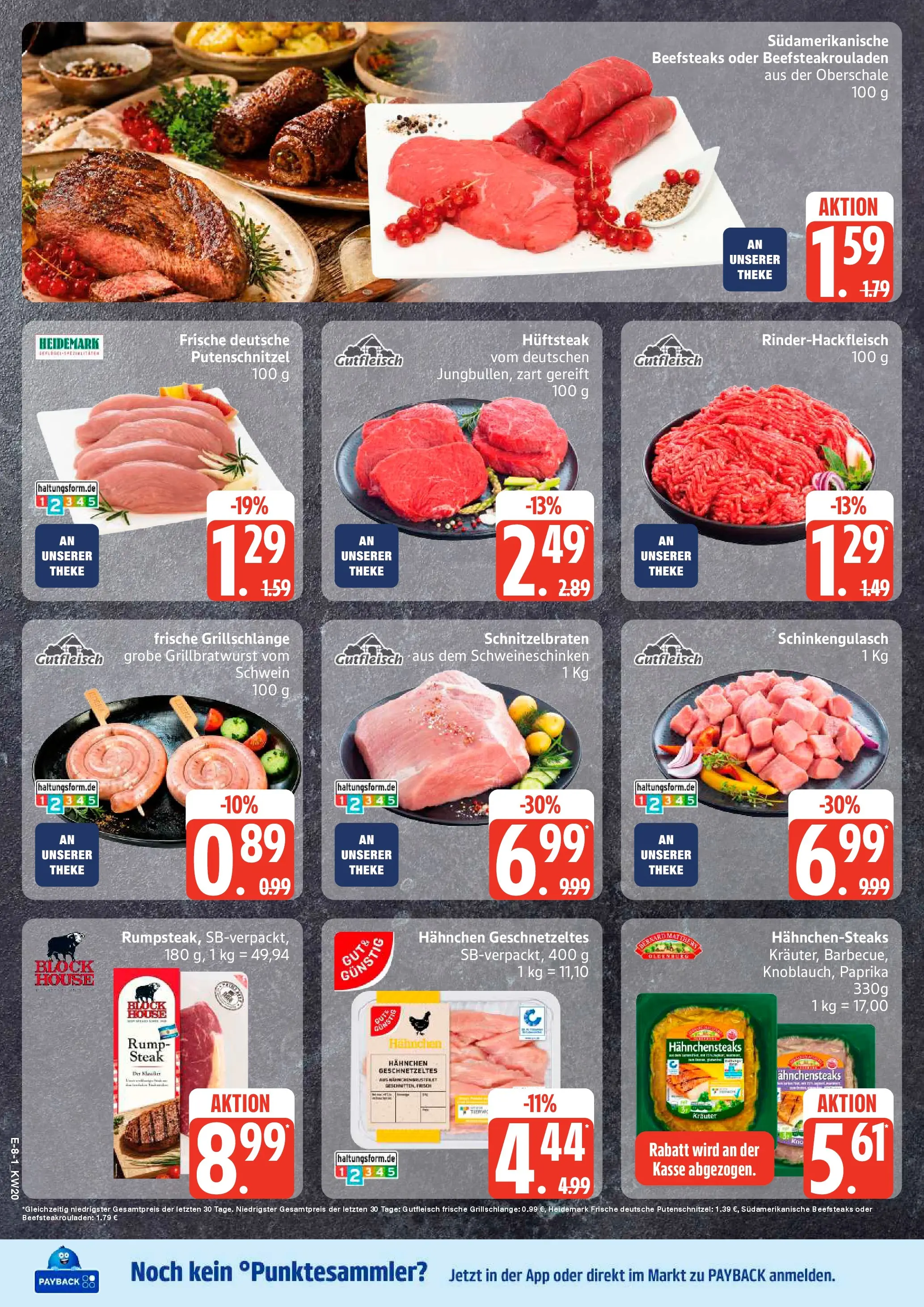 Edeka prospekt Neu Wulmstorf	 (ab 10.05.2026) » Angebote Online | Seite: 12 | Produkte: Hahnchen, Theke, Paprika, Steak
