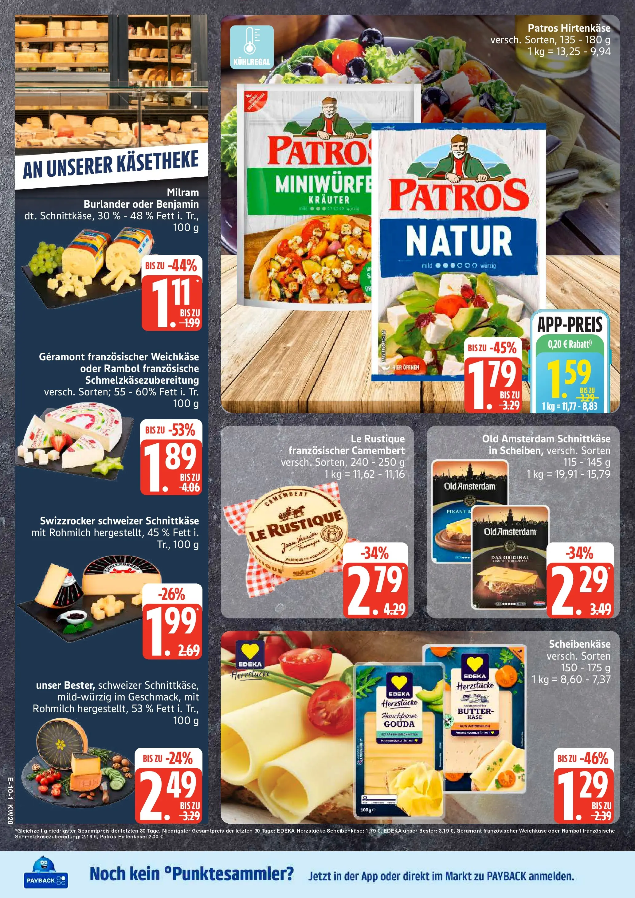 Edeka prospekt Neu Wulmstorf	 (ab 10.05.2026) » Angebote Online | Seite: 15 | Produkte: Geramont, Käse, Patros, Milram