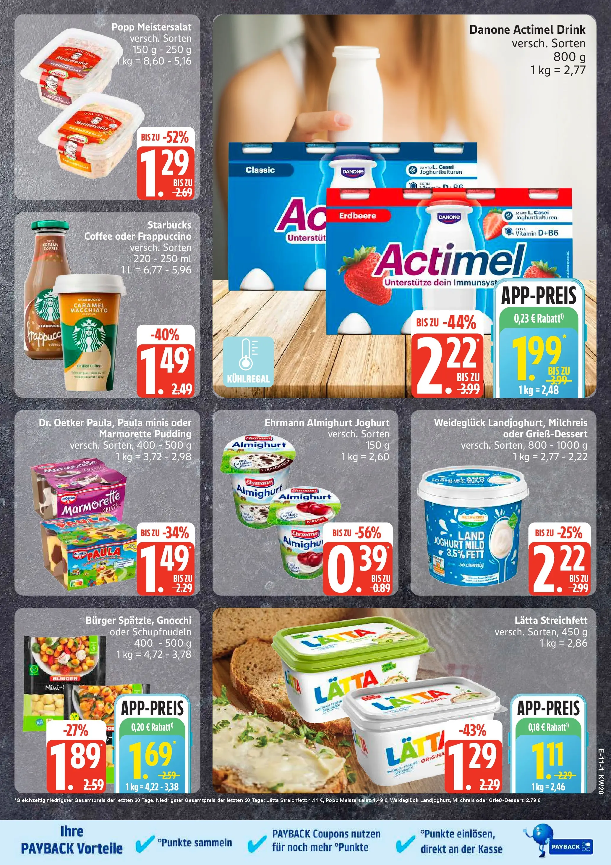 Edeka prospekt Neu Wulmstorf	 (ab 10.05.2026) » Angebote Online | Seite: 16 | Produkte: Actimel, Joghurt, Pudding, Lätta