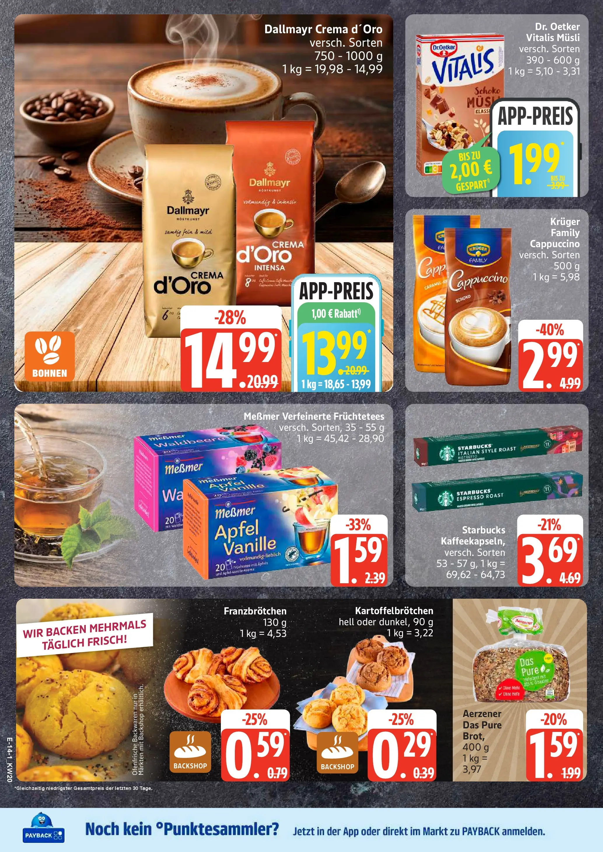 Edeka prospekt Neu Wulmstorf	 (ab 10.05.2026) » Angebote Online | Seite: 19 | Produkte: Musli, Messmer, Ofenfrische, Dallmayr