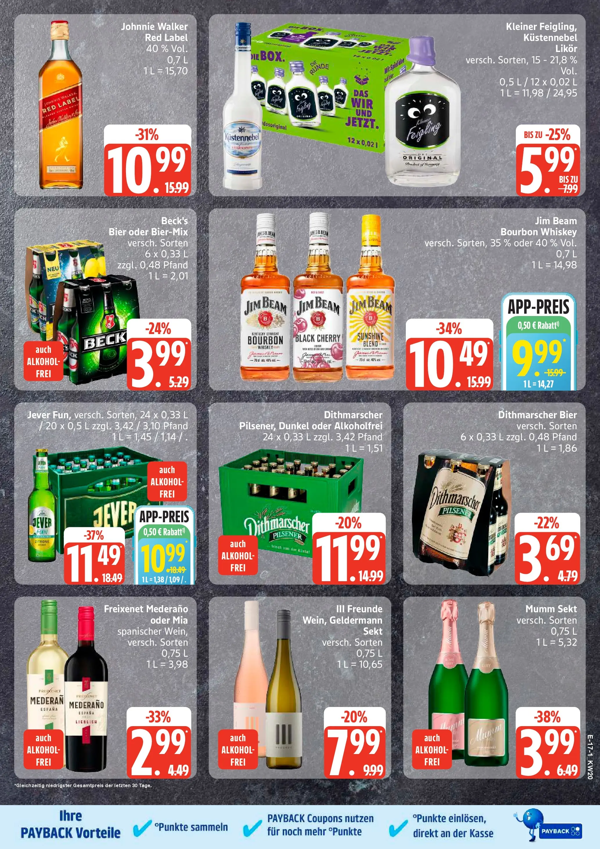 Edeka prospekt Neu Wulmstorf	 (ab 10.05.2026) » Angebote Online | Seite: 23 | Produkte: Sekt, Freixenet mederano, Jever, Bourbon