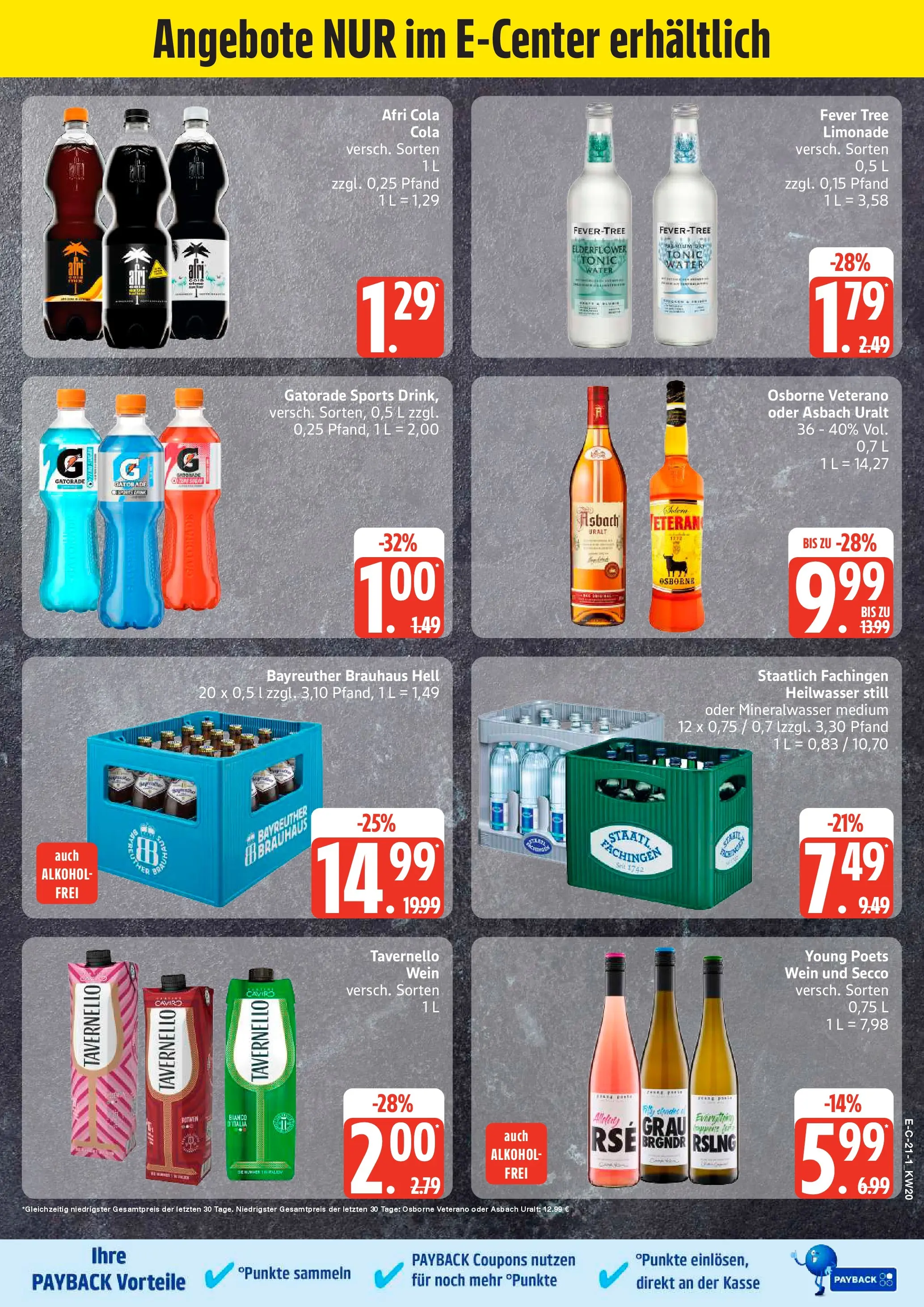 Edeka prospekt Tostedt	 (ab 10.05.2026) » Angebote Online | Seite: 28 | Produkte: Staatl fachingen, Limonade, Mineralwasser, Asbach