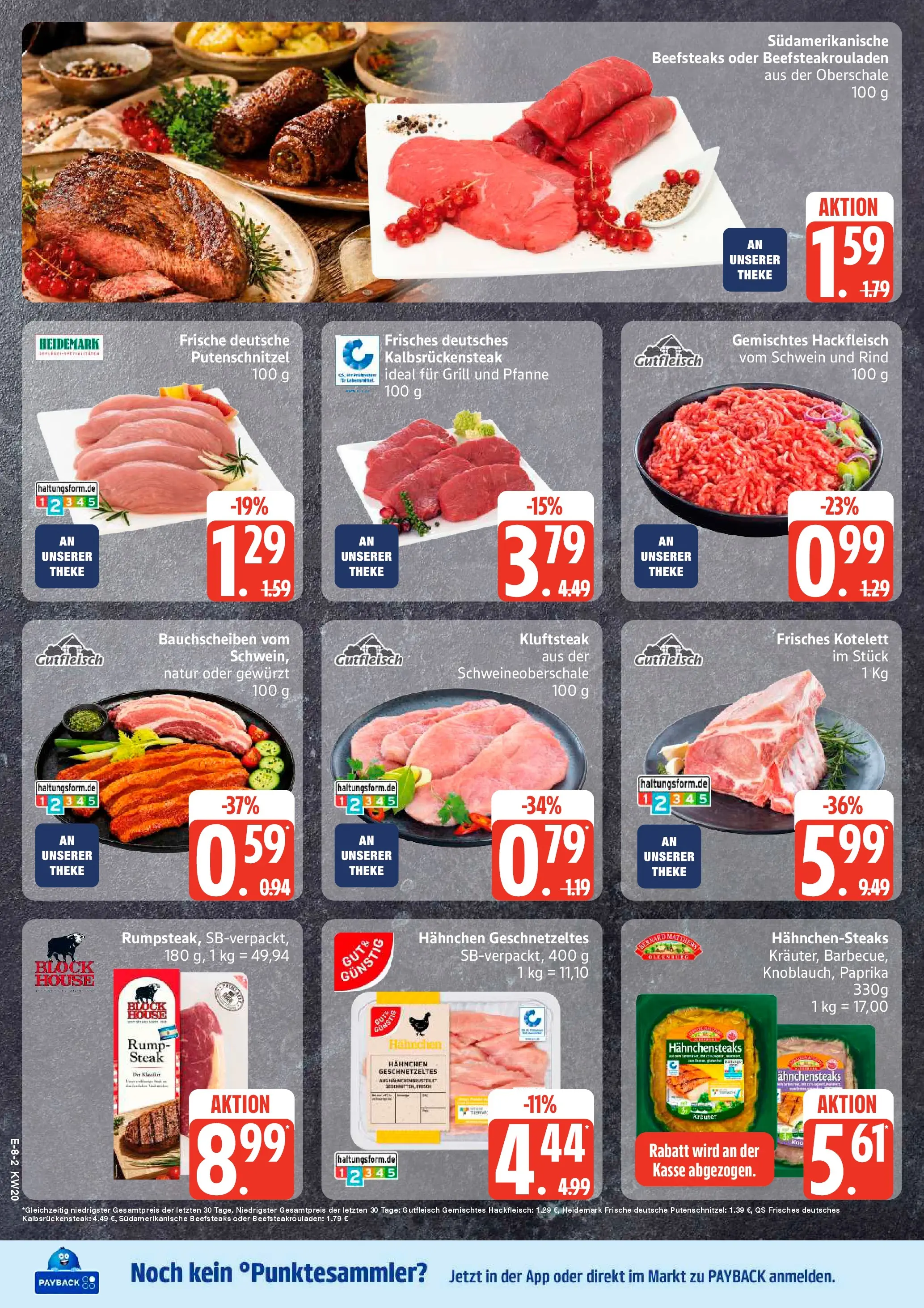 Edeka prospekt Großenwiehe	 (ab 10.05.2026) » Angebote Online | Seite: 12 | Produkte: Hahnchen, Theke, Paprika, Steak