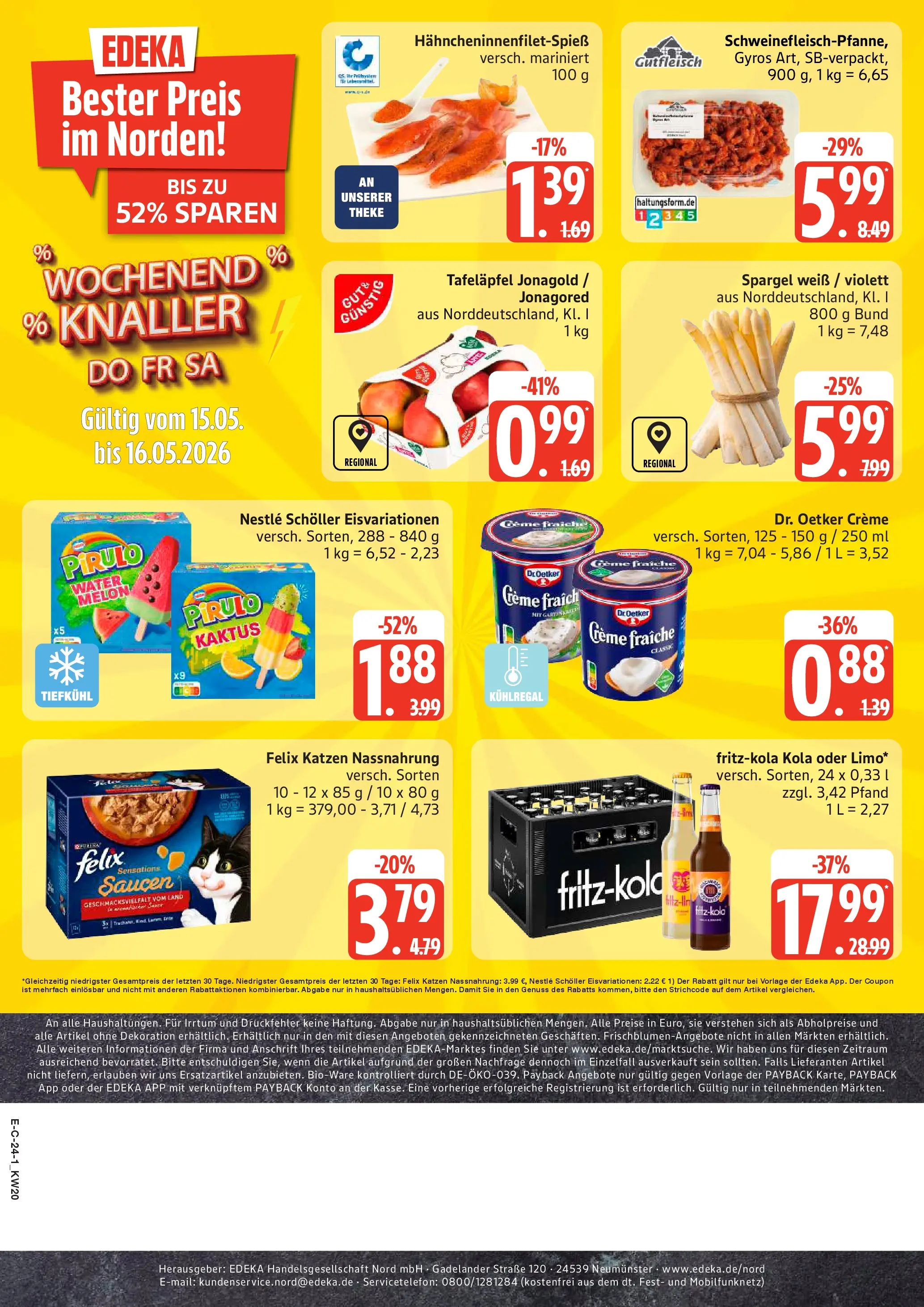 Edeka prospekt Tostedt	 (ab 10.05.2026) » Angebote Online | Seite: 31 | Produkte: Theke, Spargel, Creme, Gyros