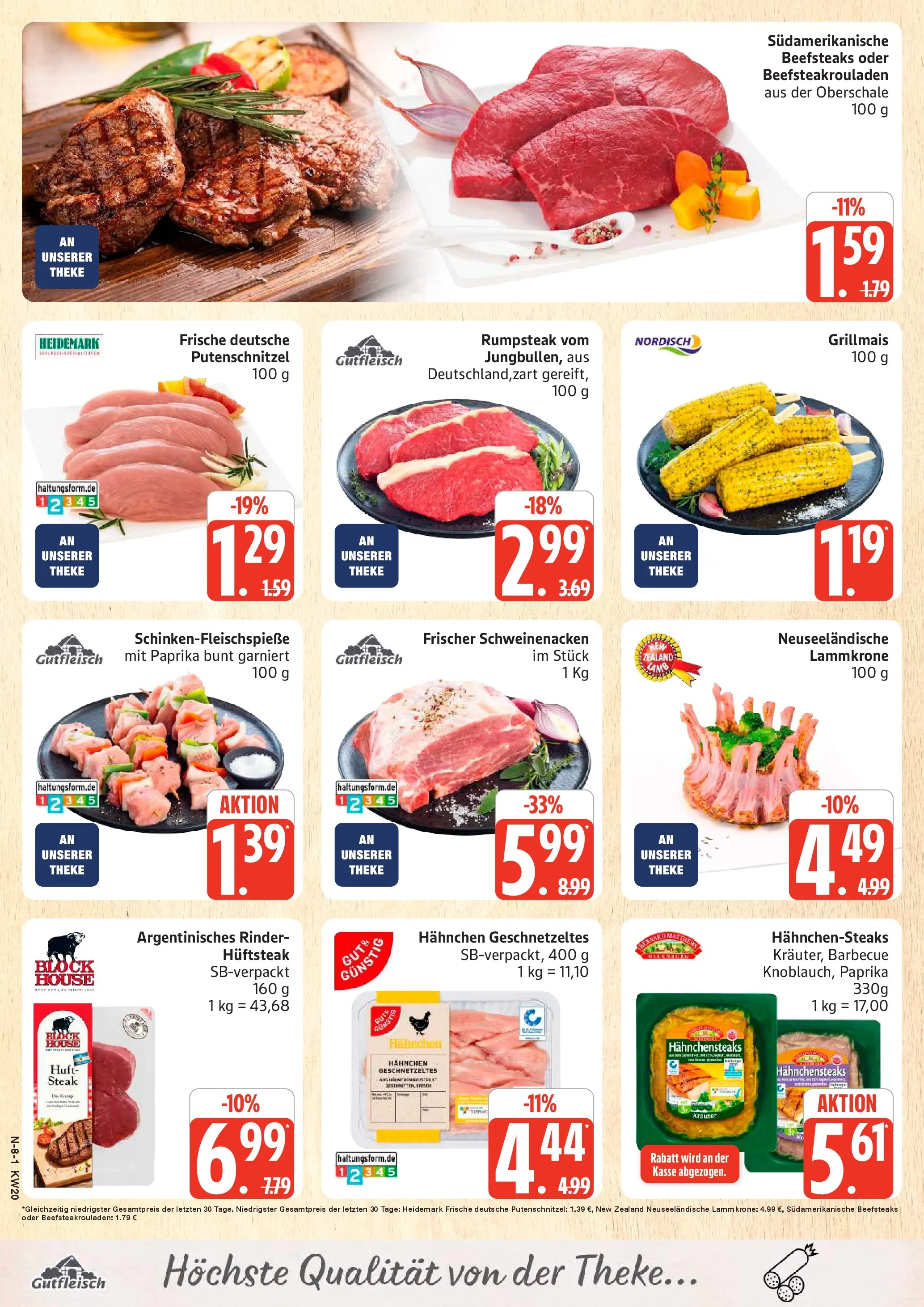 Edeka prospekt Cuxhaven	 (ab 10.05.2026) » Angebote Online | Seite: 8 | Produkte: Theke, Schweinenacken, Paprika, Putenschnitzel