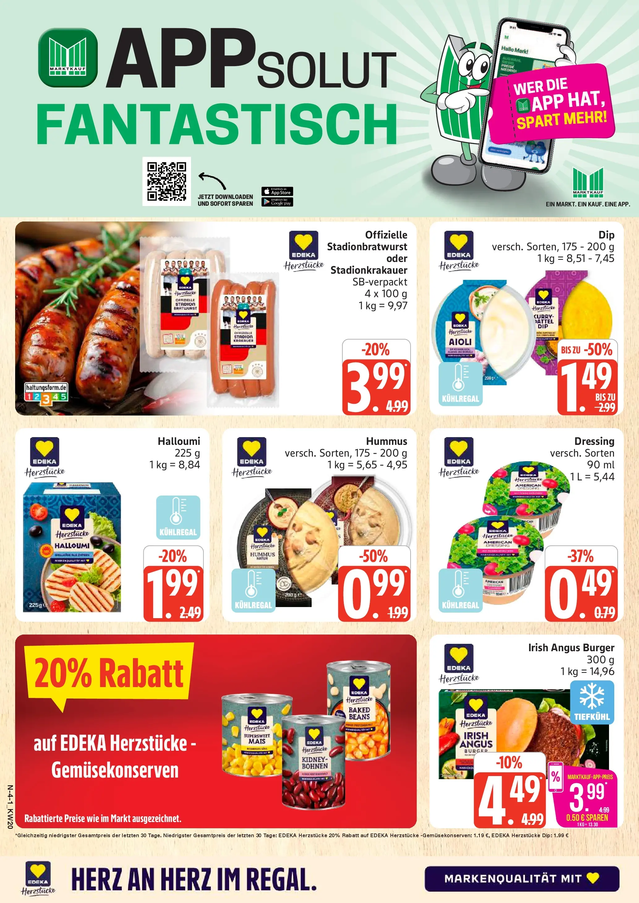 Edeka prospekt Cuxhaven	 (ab 10.05.2026) » Angebote Online | Seite: 4 | Produkte: Bratwurst, Dressing, Burger, Dattel