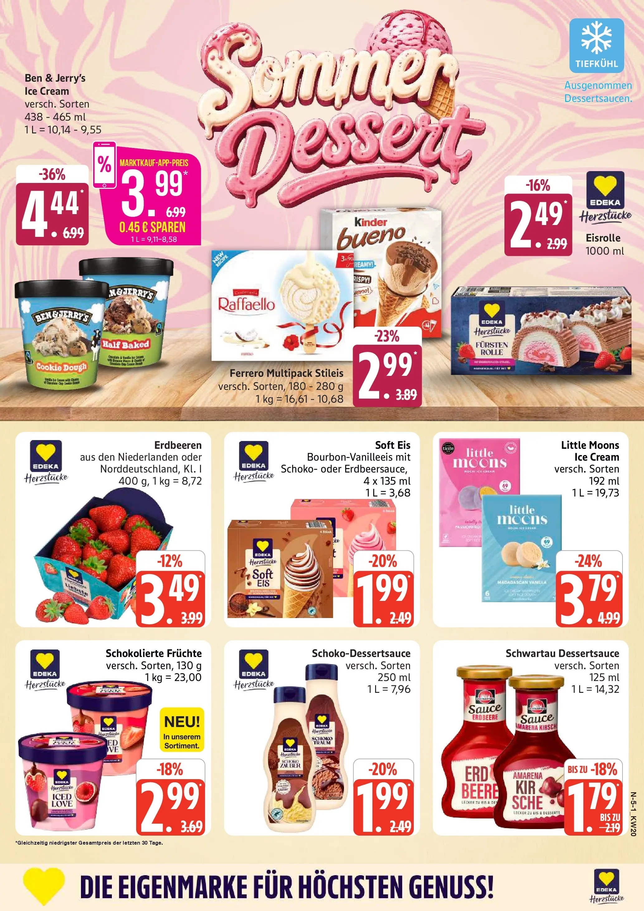 Edeka prospekt Cuxhaven	 (ab 10.05.2026) » Angebote Online | Seite: 5 | Produkte: Raffaello, Ben & Jerry's, Erdbeeren, Eis
