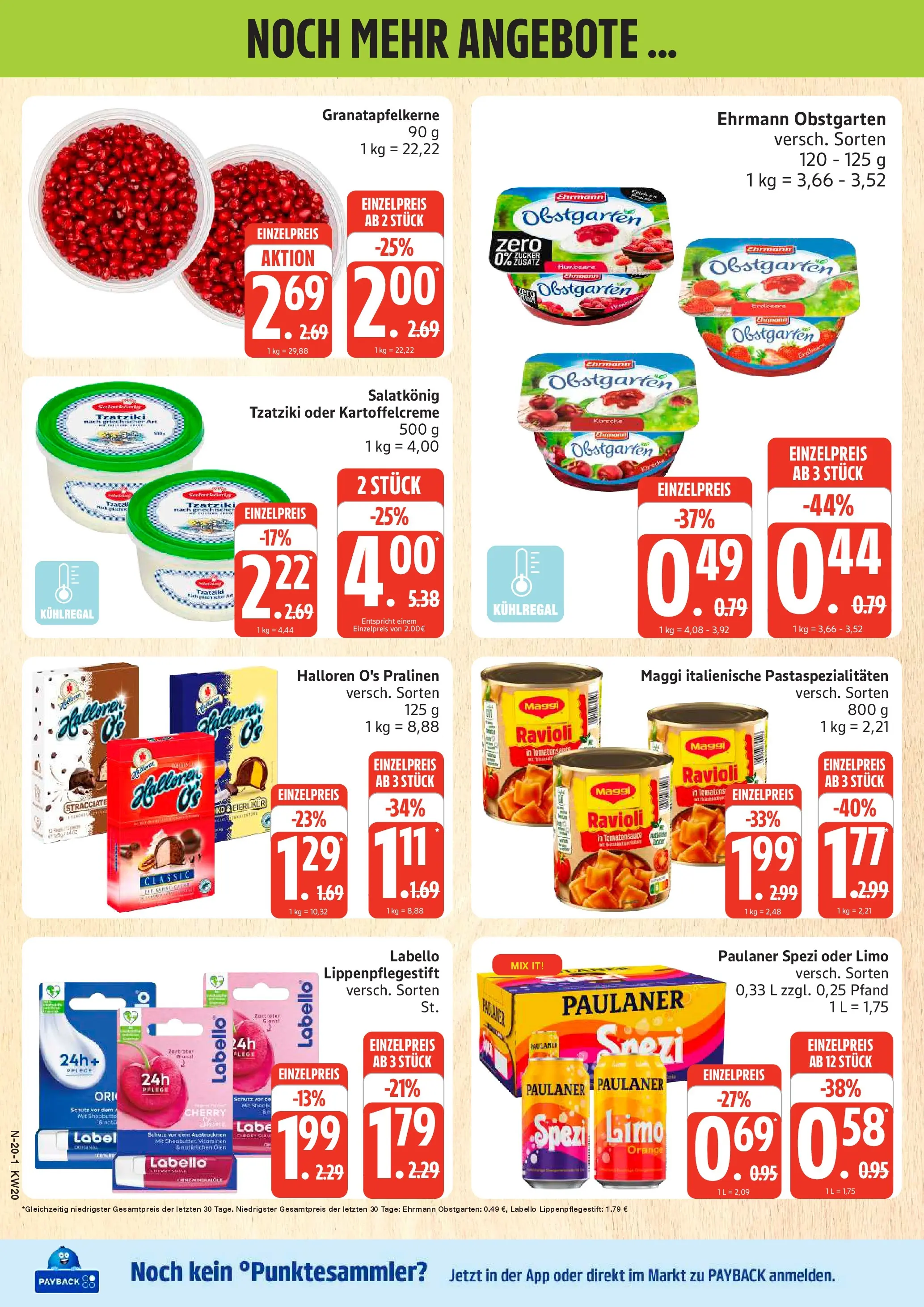 Edeka prospekt Rostock	 (ab 10.05.2026) » Angebote Online | Seite: 20 | Produkte: Maggi, Paulaner spezi, Himbeere, Paulaner