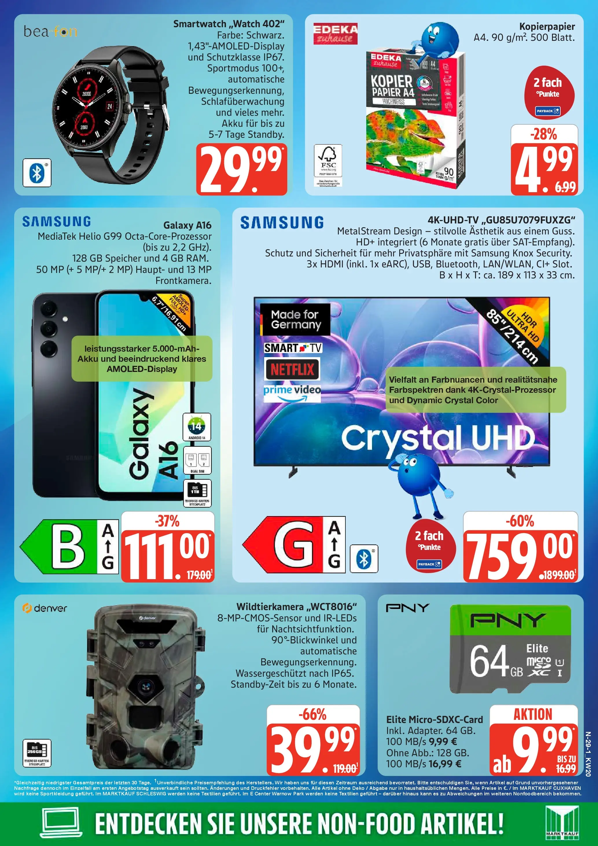 Edeka prospekt Rostock	 (ab 10.05.2026) » Angebote Online | Seite: 29 | Produkte: Smartwatch, Smart TV, Smartphone, Video