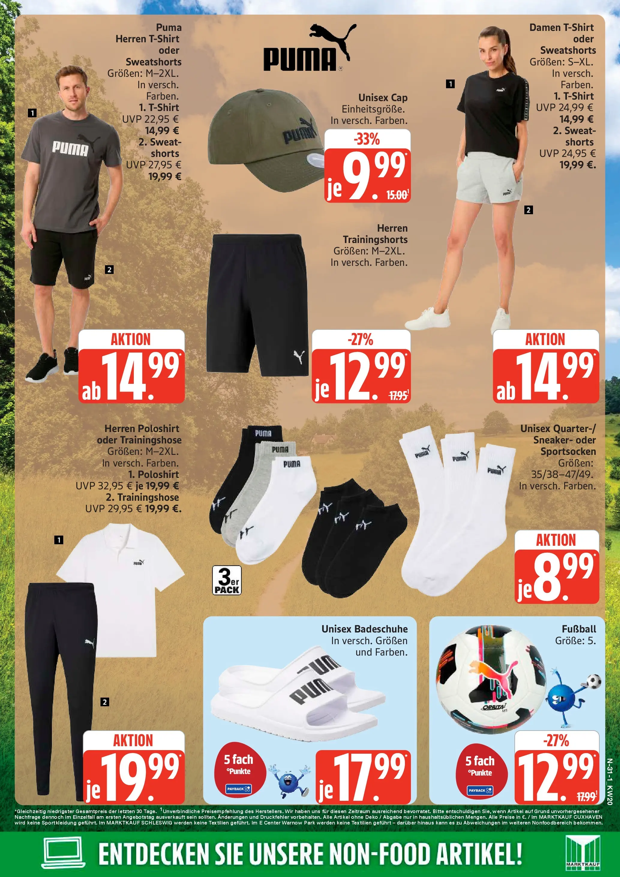 Edeka prospekt Rostock	 (ab 10.05.2026) » Angebote Online | Seite: 31 | Produkte: T-Shirt, Sweatshorts, Poloshirt, Fußball