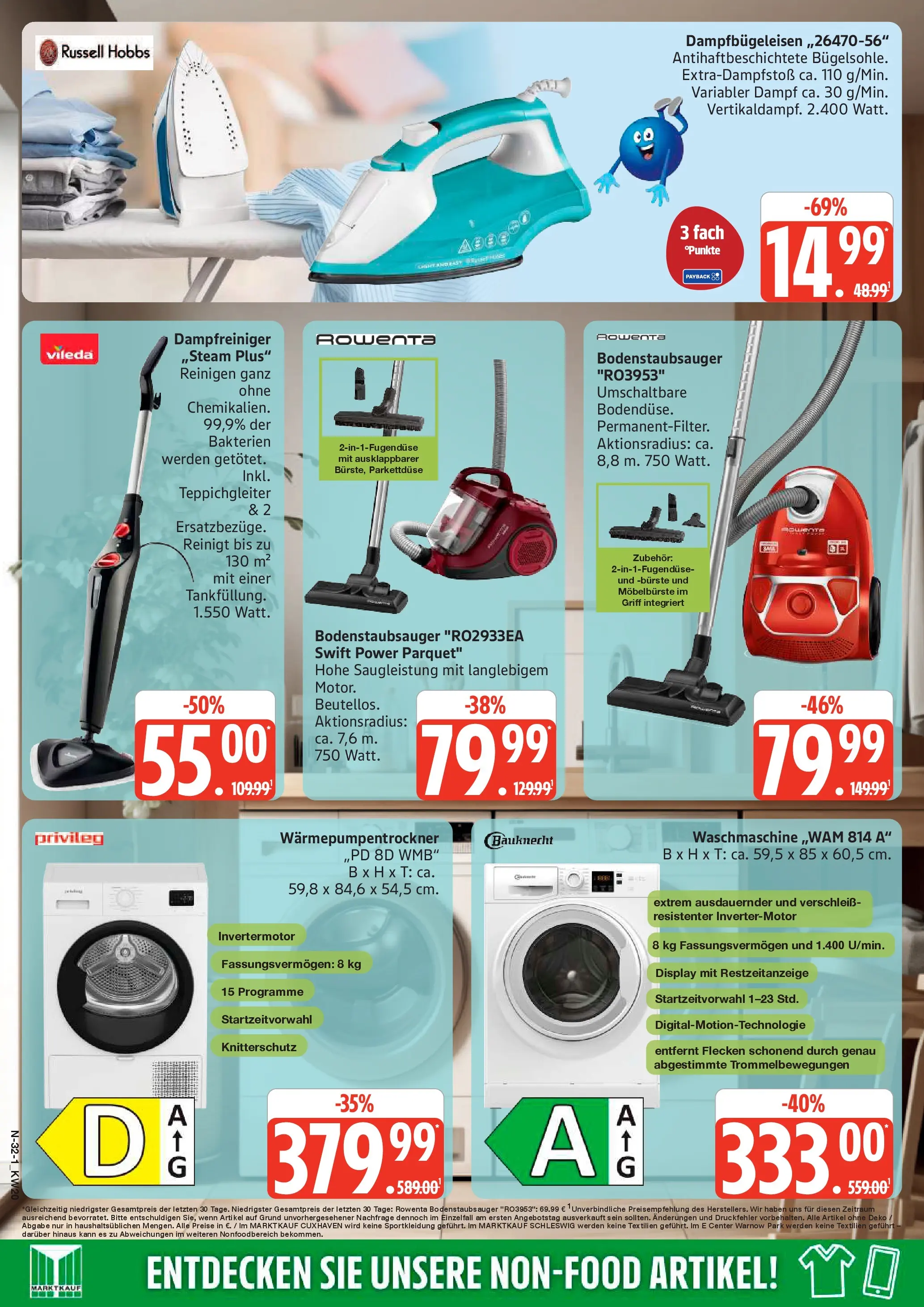 Edeka prospekt Rostock	 (ab 10.05.2026) » Angebote Online | Seite: 32 | Produkte: Waschmaschine, Bürste