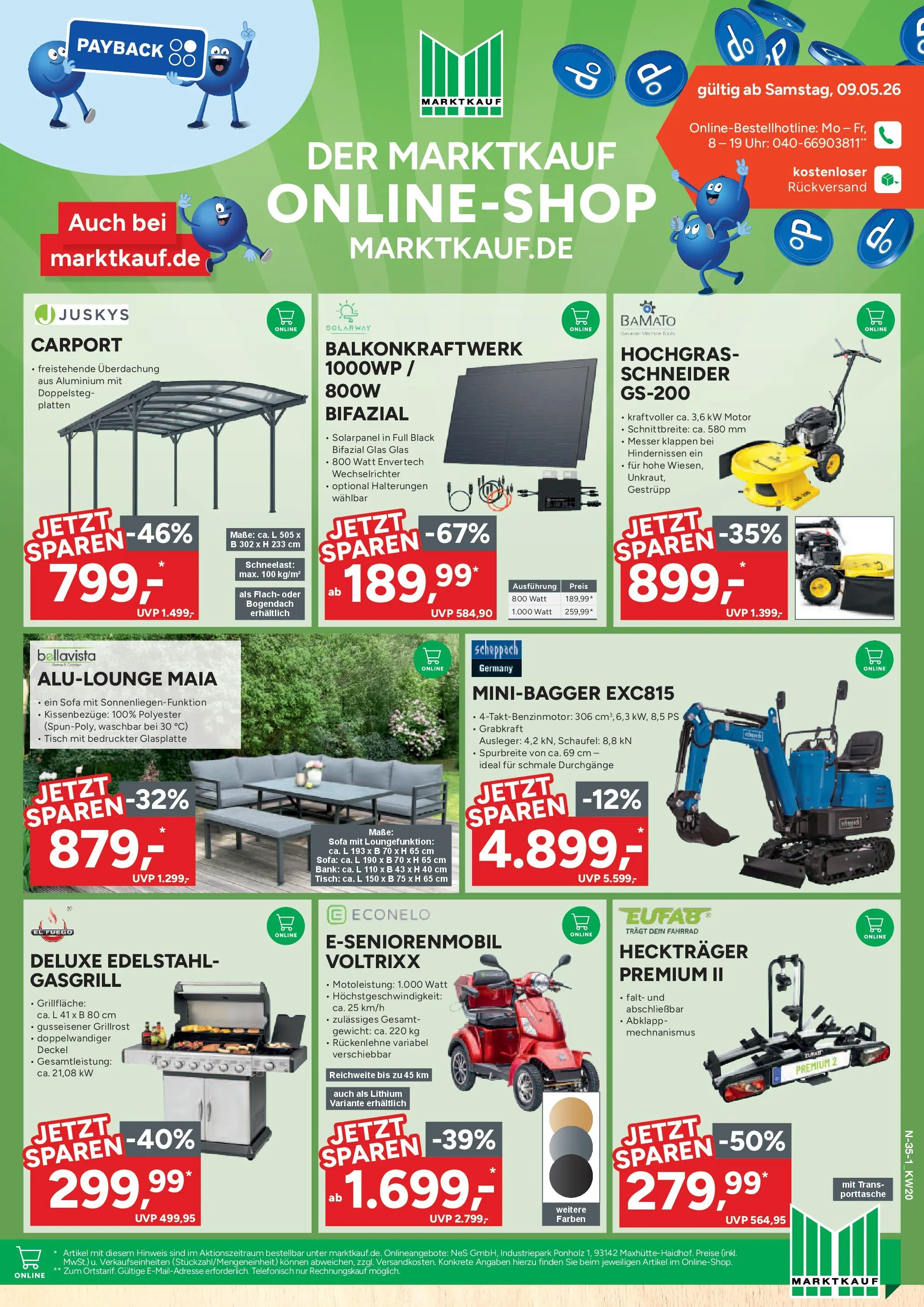 Edeka prospekt Cuxhaven	 (ab 10.05.2026) » Angebote Online | Seite: 35 | Produkte: Gewicht, Grill, Sofa, Scooter