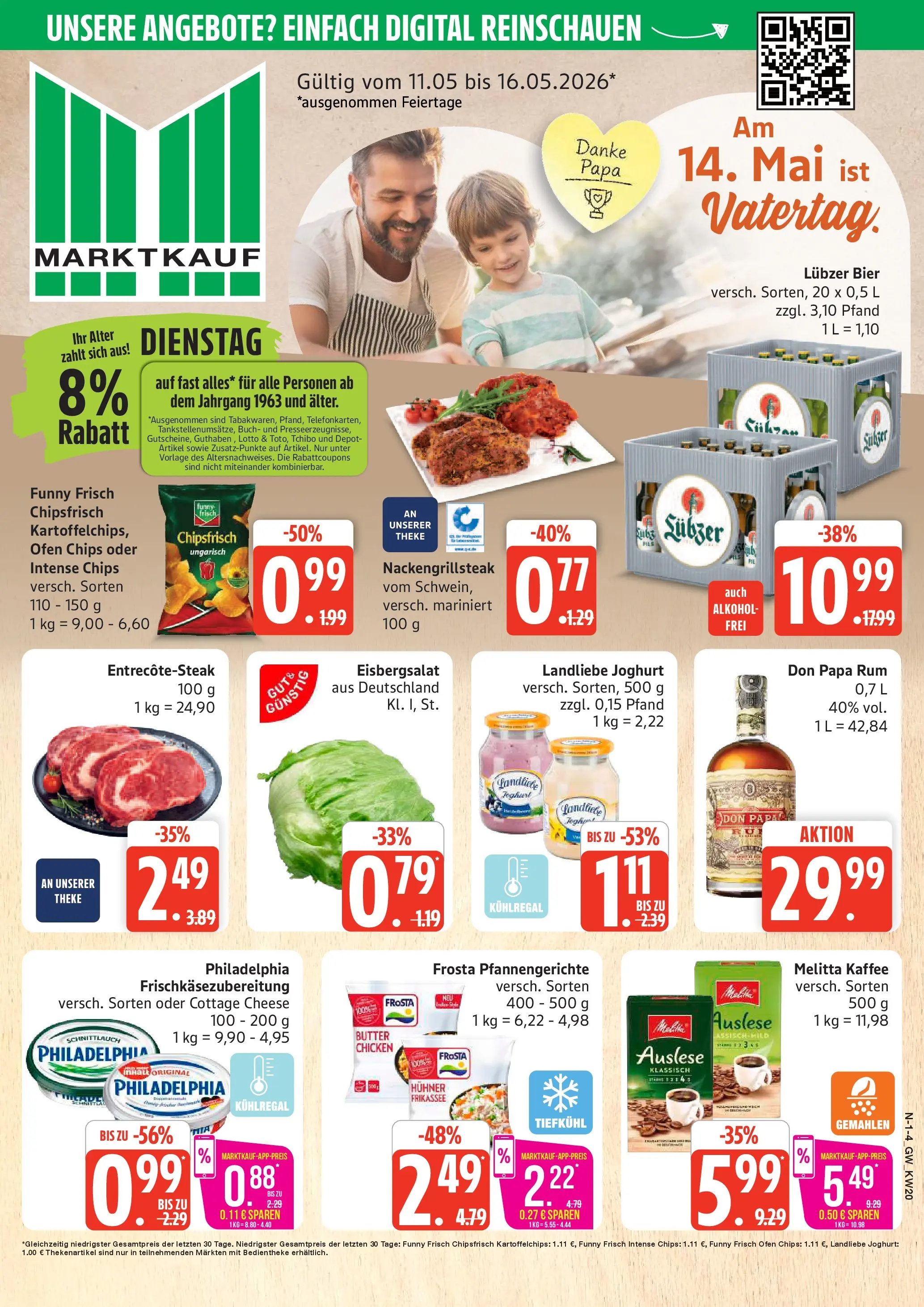 Edeka prospekt Neuenkirchen	 (ab 10.05.2026) » Angebote Online | Seite: 1 | Produkte: Melitta, Funny frisch, Steak, Lubzer