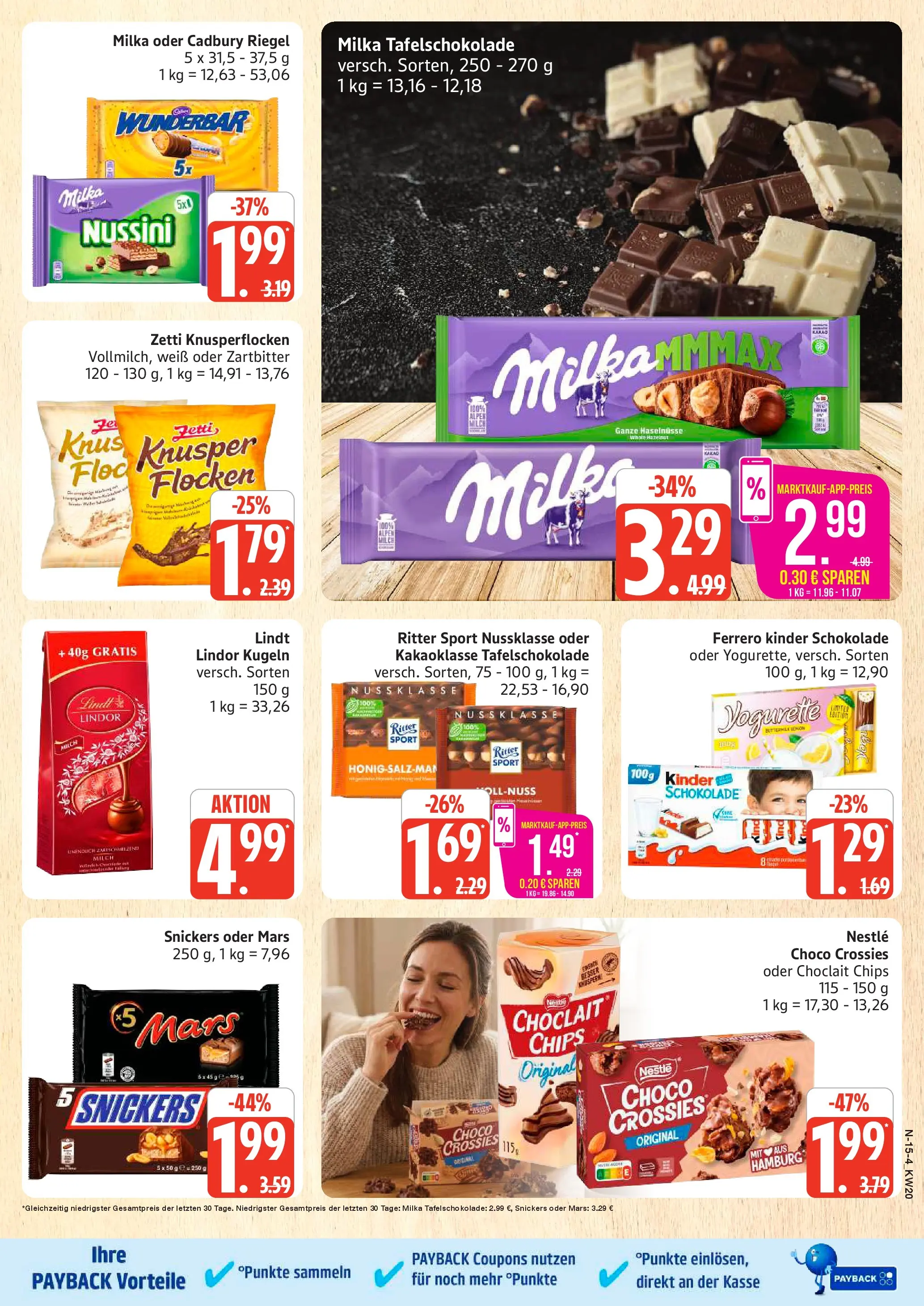 Edeka prospekt Neuenkirchen	 (ab 10.05.2026) » Angebote Online | Seite: 15 | Produkte: Kinder schokolade, Yogurette, Schokolade, Mars