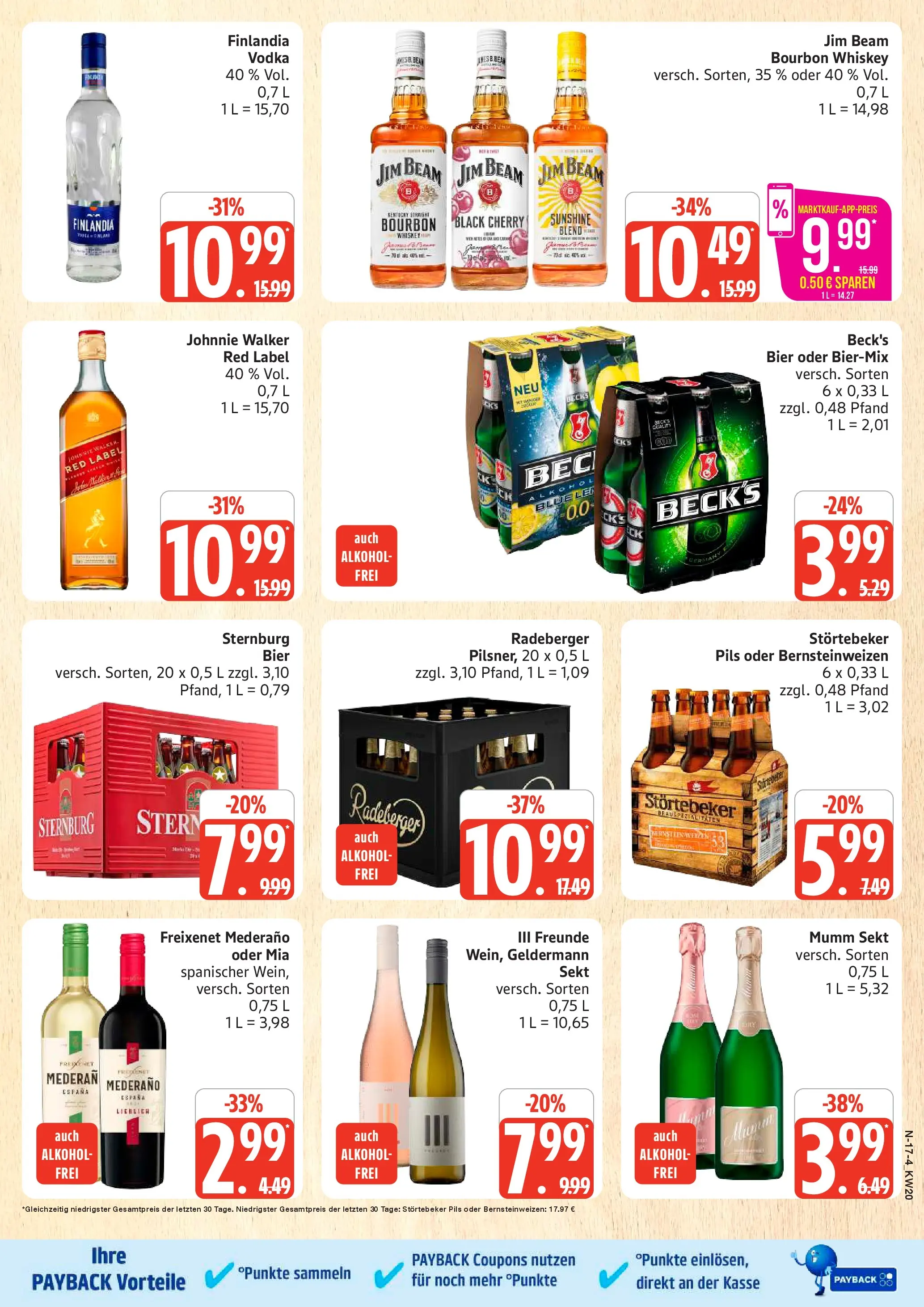 Edeka prospekt Neuenkirchen	 (ab 10.05.2026) » Angebote Online | Seite: 17 | Produkte: Mumm sekt, Jim beam, Sekt, Pils