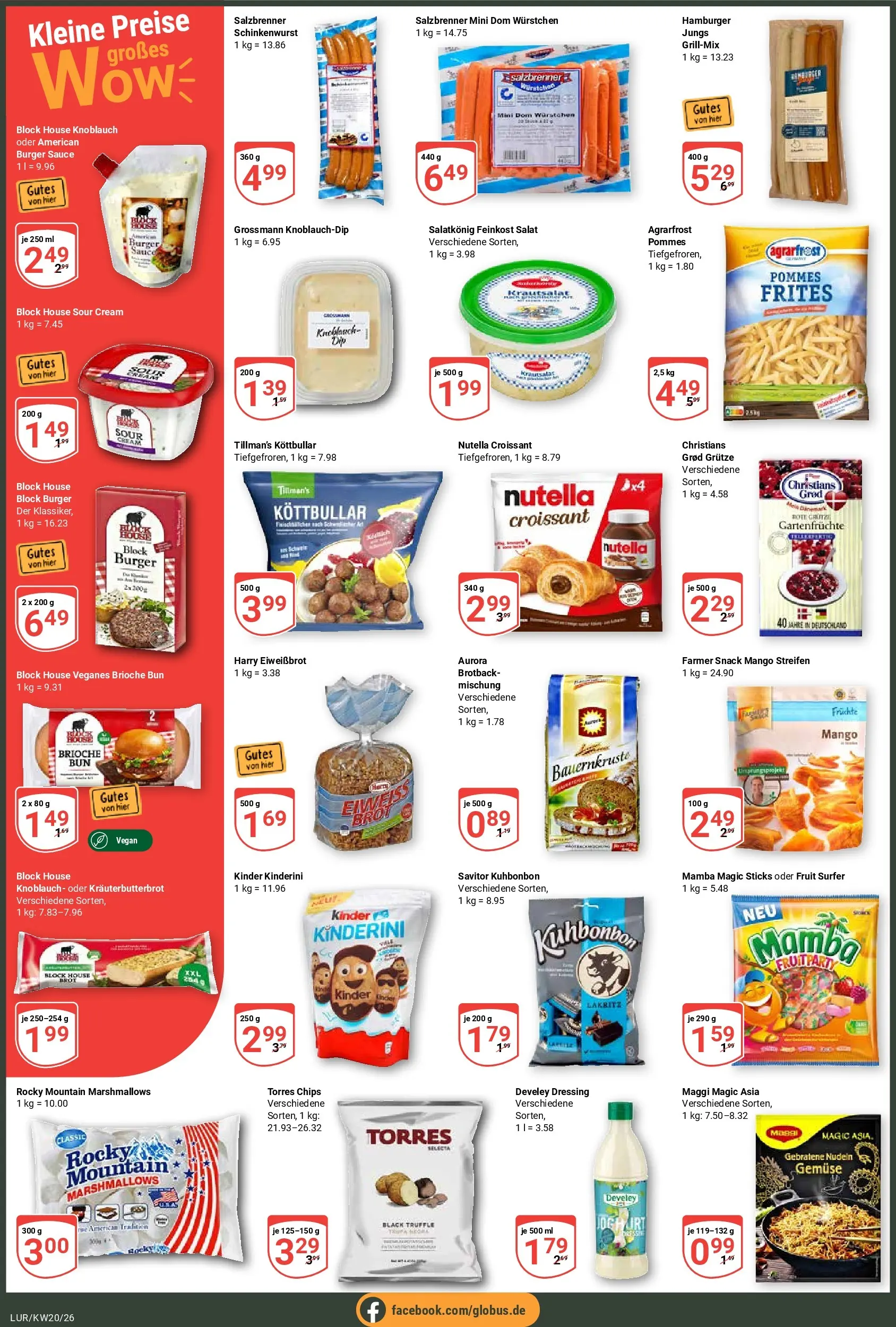 Globus Prospekt Hamburg	 (ab 10.05.2026) » Angebote online | Seite: 2 | Produkte: Burger, Pommes frites, Mango, Chips