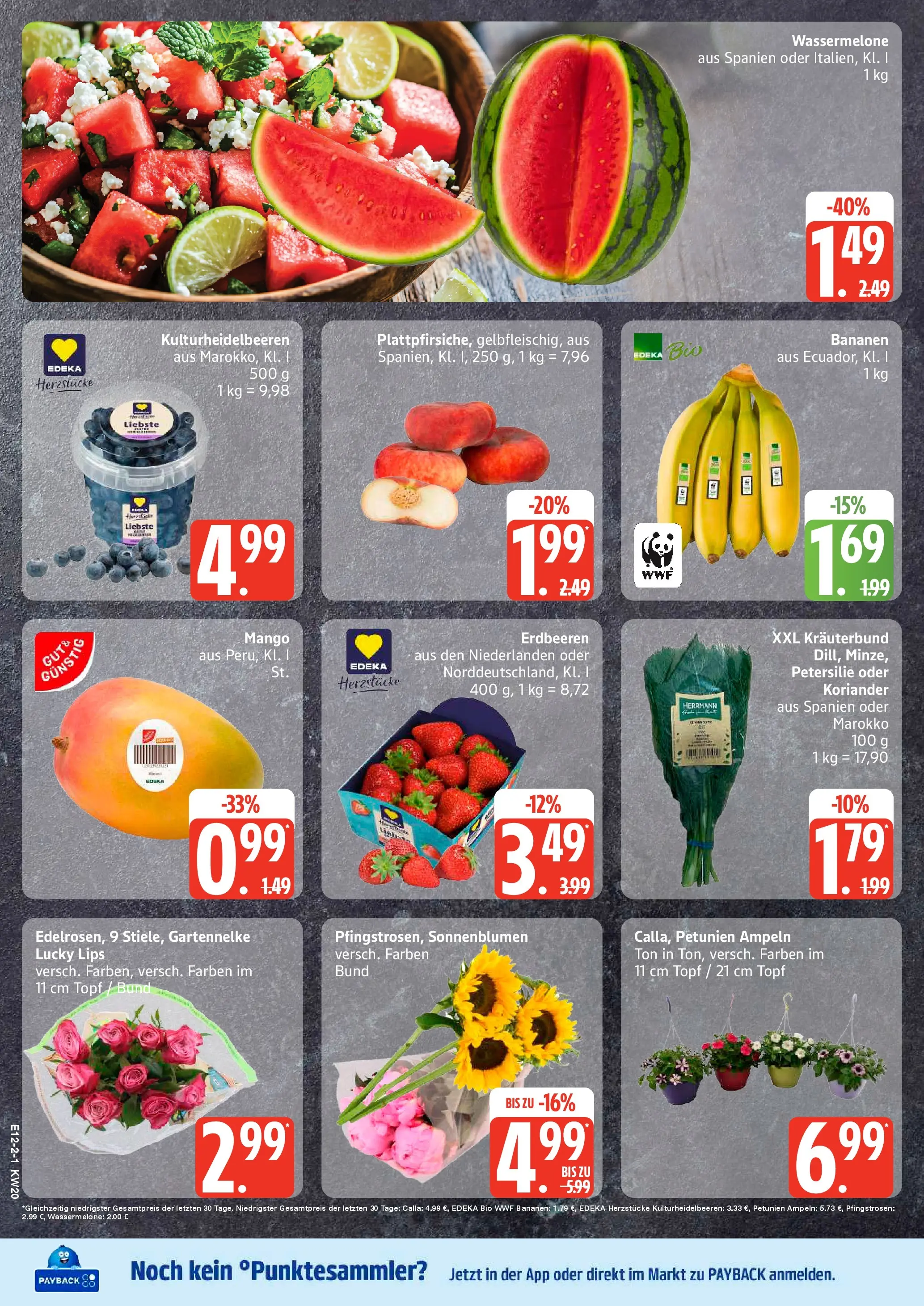 Edeka prospekt Ammersbek	 (ab 10.05.2026) » Angebote Online | Seite: 2 | Produkte: Mango, Wassermelone, Petersilie, Erdbeeren