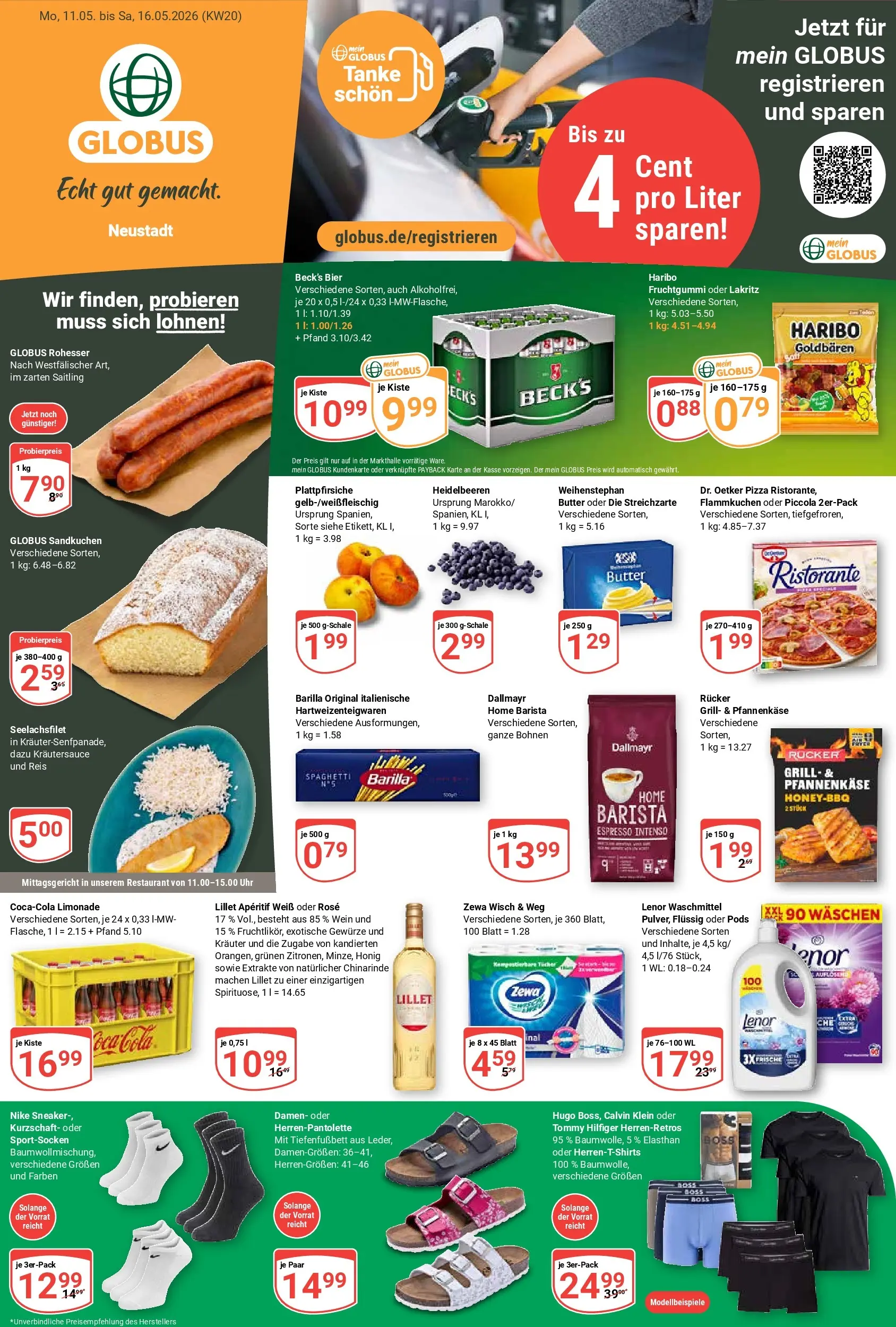 Globus Prospekt Neustadt	 (ab 10.05.2026) » Angebote online | Seite: 1 | Produkte: Haribo, Dallmayr, Waschmittel, Hugo