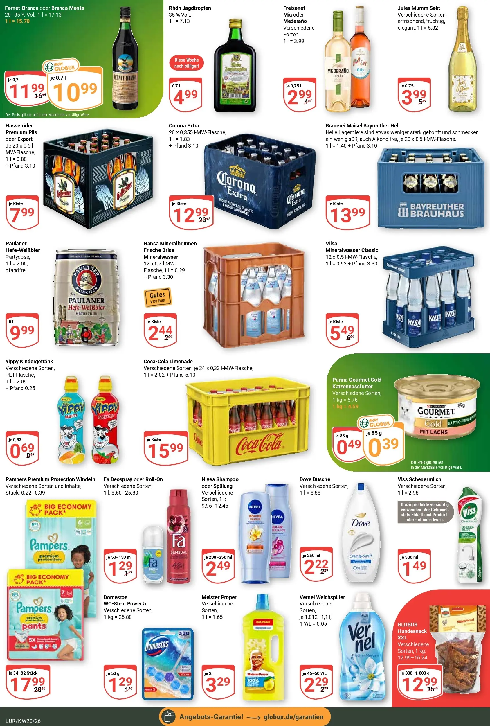 Globus Prospekt Hamburg	 (ab 10.05.2026) » Angebote online | Seite: 7 | Produkte: Sekt, Pils, Pampers, Hasseröder
