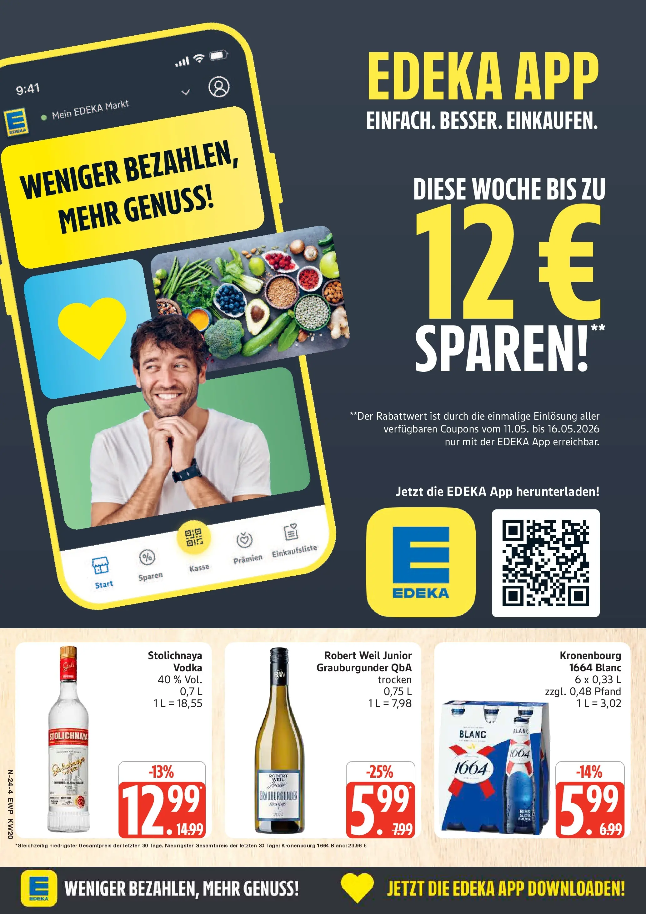 Edeka prospekt Rostock	 (ab 10.05.2026) » Angebote Online | Seite: 24 | Produkte: Vodka