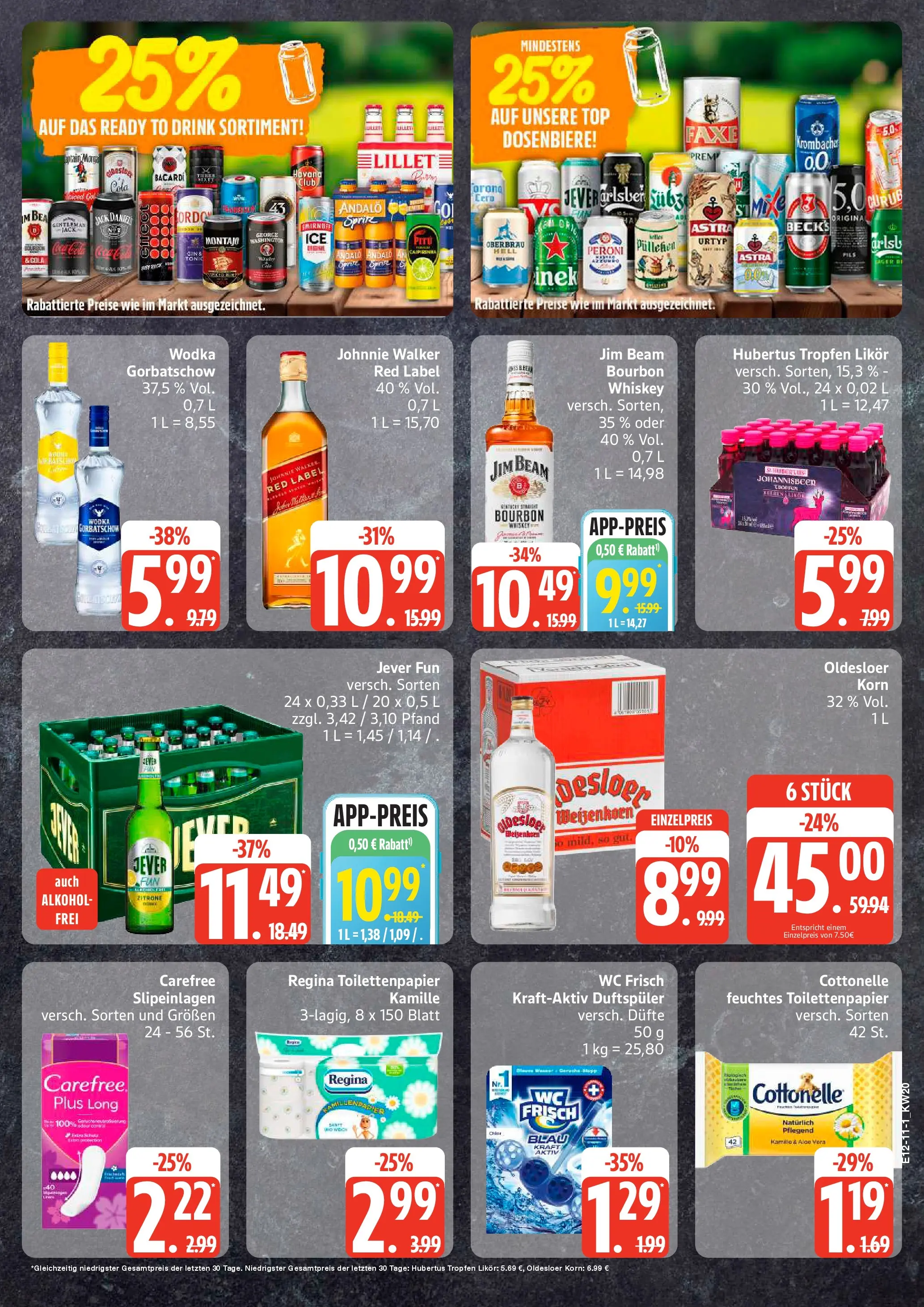 Edeka prospekt Ammersbek	 (ab 10.05.2026) » Angebote Online | Seite: 11 | Produkte: Whisky, Lillet, Jever, Bourbon