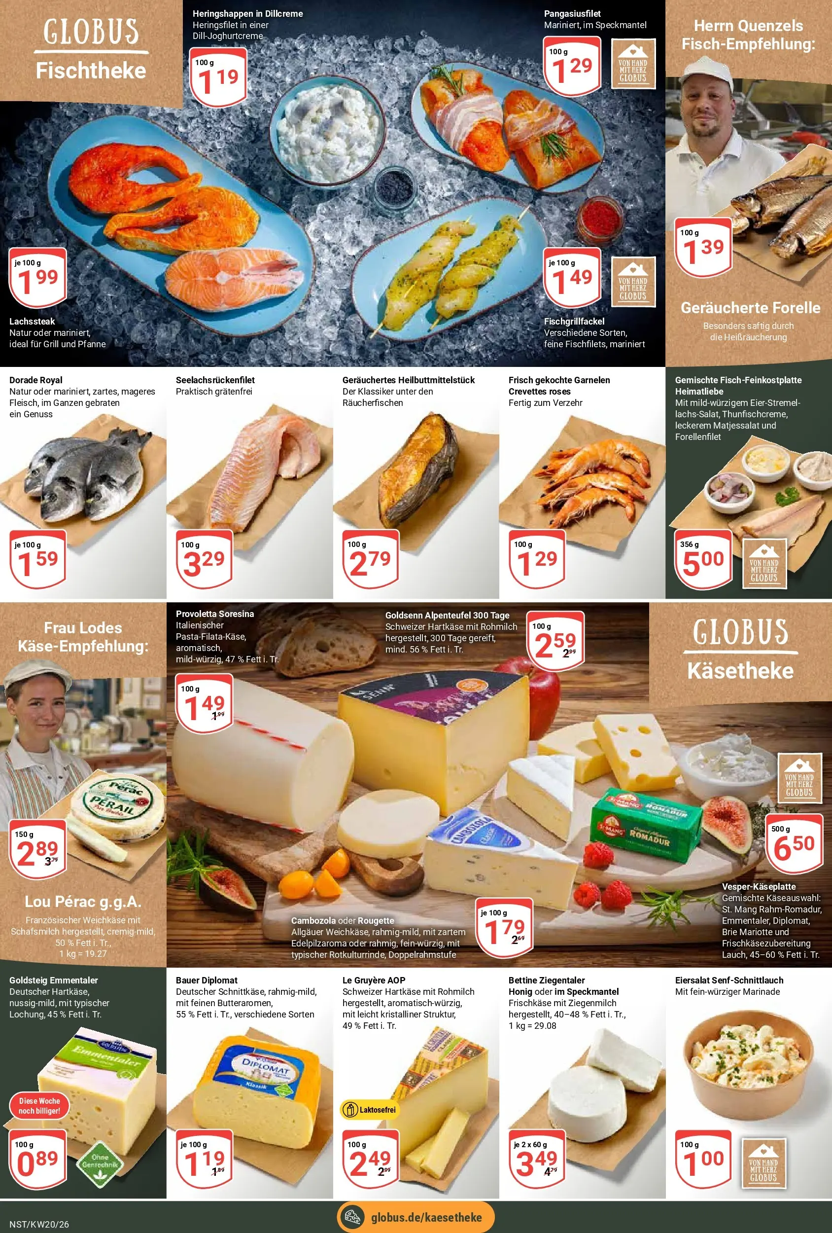 Globus Prospekt Neustadt	 (ab 10.05.2026) » Angebote online | Seite: 11 | Produkte: Dorade, Grill, Garnelen, Frischkase