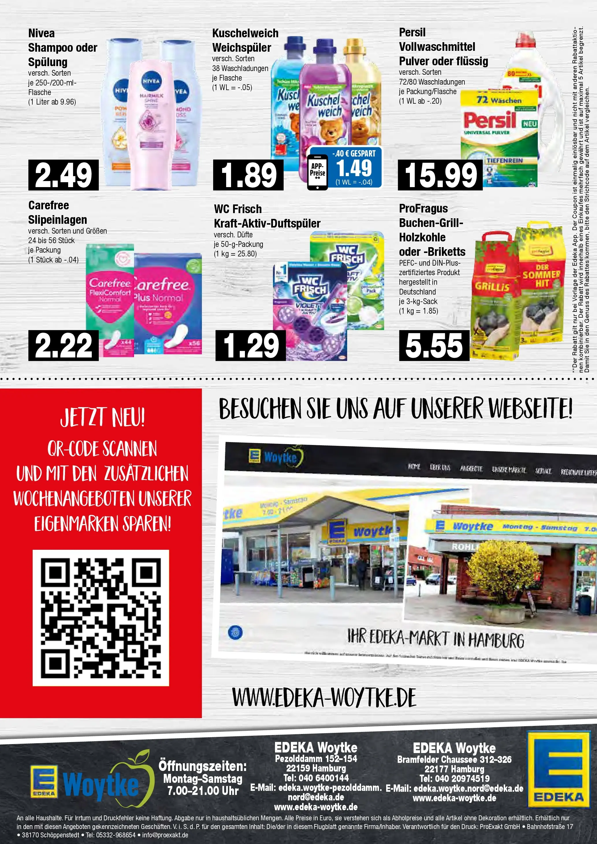 Edeka prospekt Hamburg	 (ab 10.05.2026) » Angebote Online | Seite: 8 | Produkte: Kuschelweich, Wc frisch, Uhr, Persil