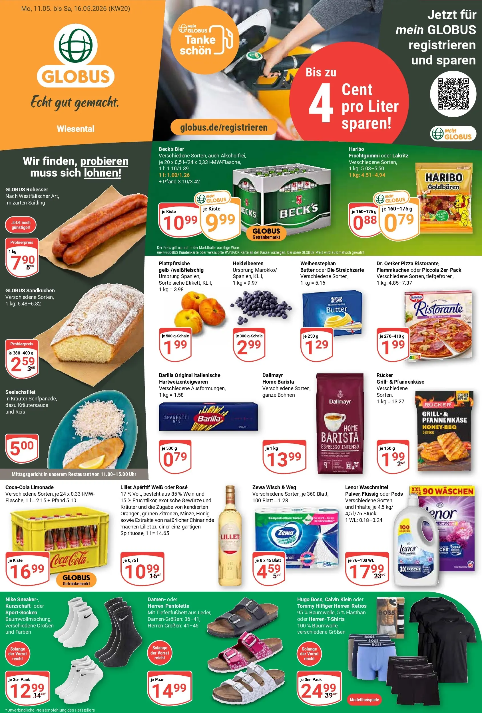 Globus Prospekt Waghäusel	 (ab 10.05.2026) » Angebote online | Seite: 1 | Produkte: Cola, Butter, Zewa, Limonade