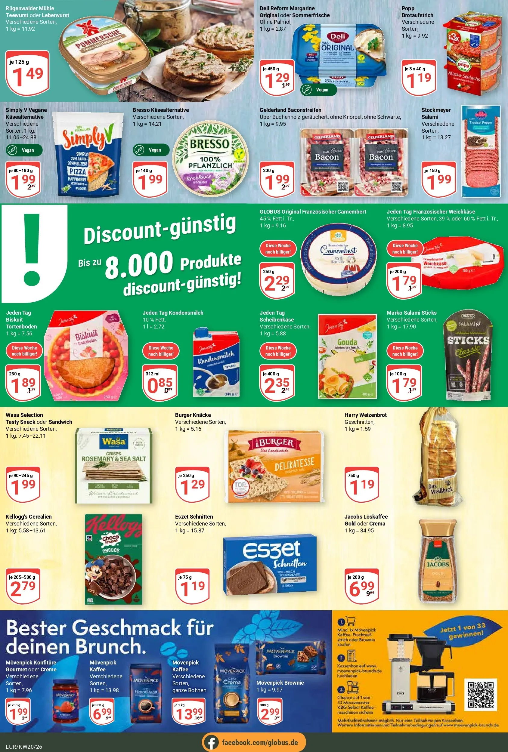 Globus Prospekt Hamburg	 (ab 10.05.2026) » Angebote online | Seite: 16 | Produkte: Margarine, Mühle, Kaffee, Creme