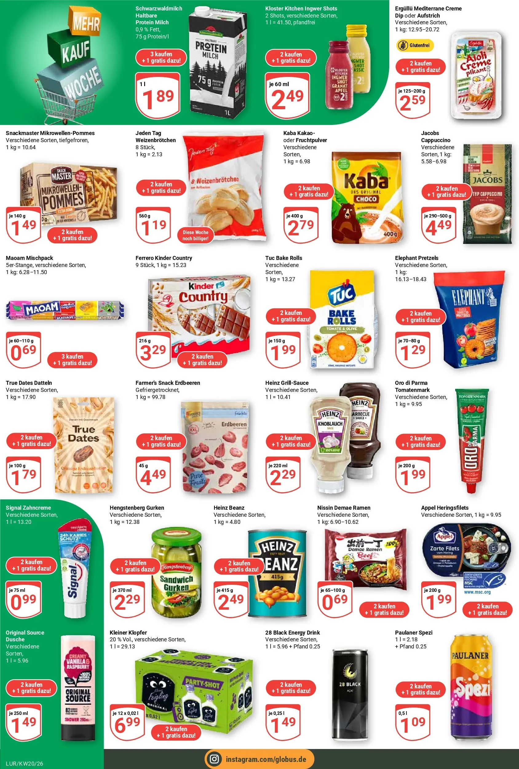 Globus Prospekt Hamburg	 (ab 10.05.2026) » Angebote online | Seite: 19 | Produkte: Pommes, Creme, Erdbeeren, Paulaner
