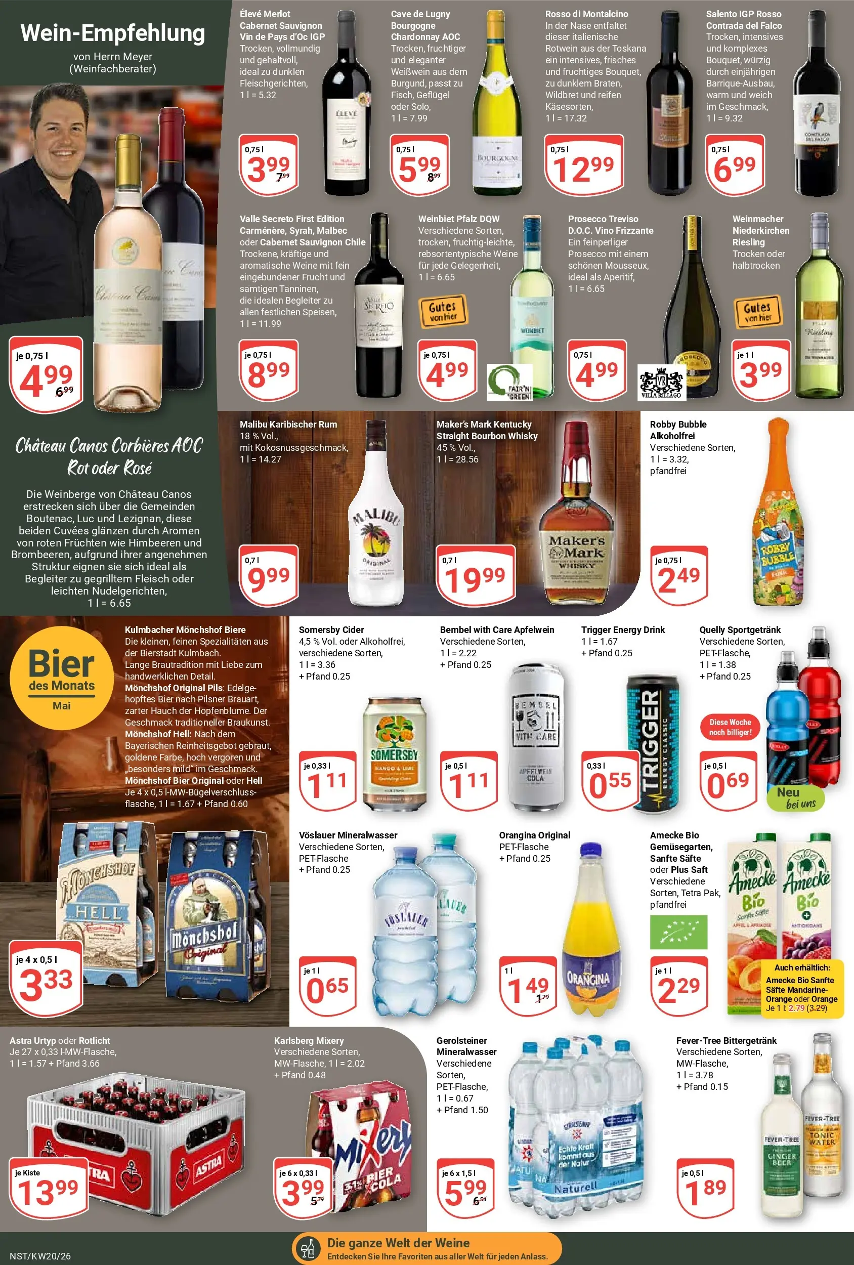 Globus Prospekt Neustadt	 (ab 10.05.2026) » Angebote online | Seite: 20 | Produkte: Monchshof, Mixery, Bourbon, Fleisch