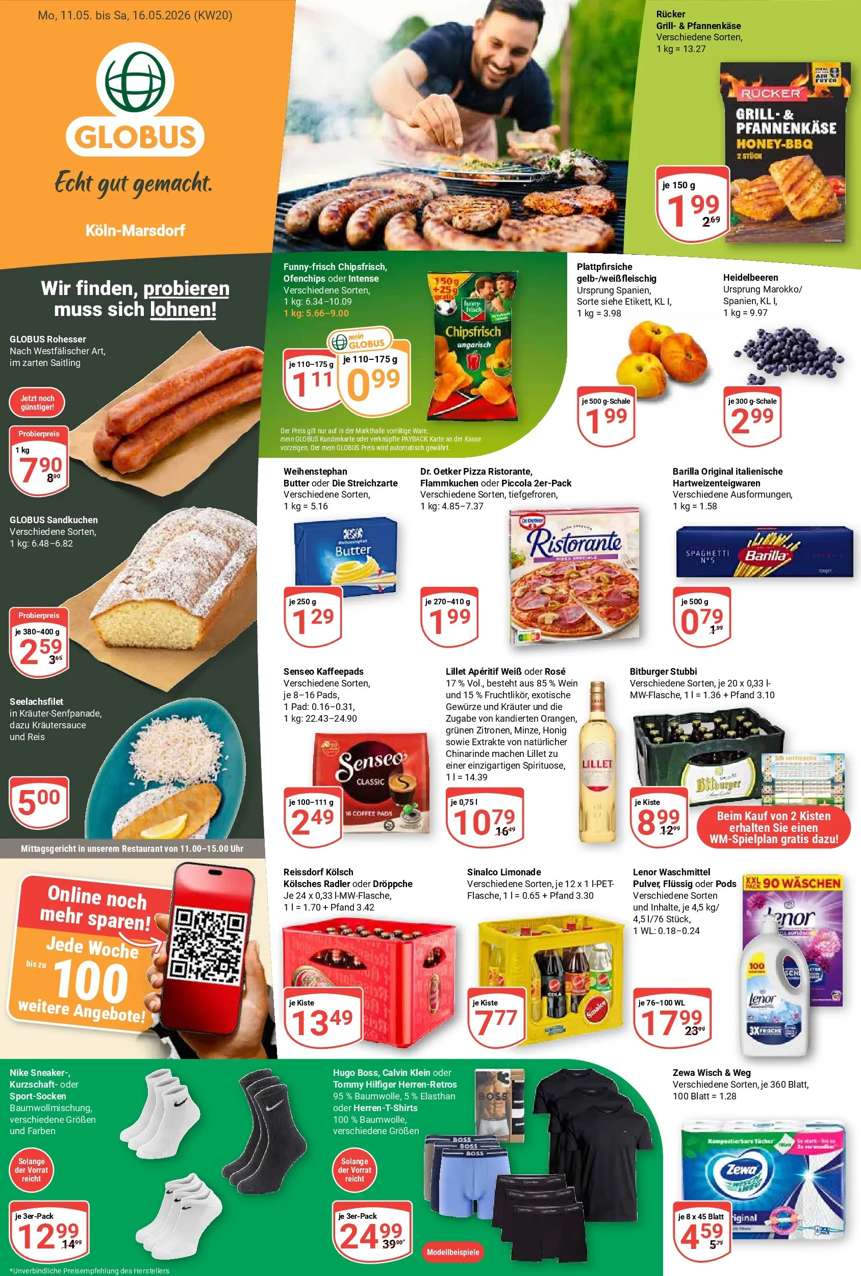Globus Prospekt Köln	 (ab 10.05.2026) » Angebote online | Seite: 5 | Produkte: Grill, Heidelbeeren, Wein, Hugo