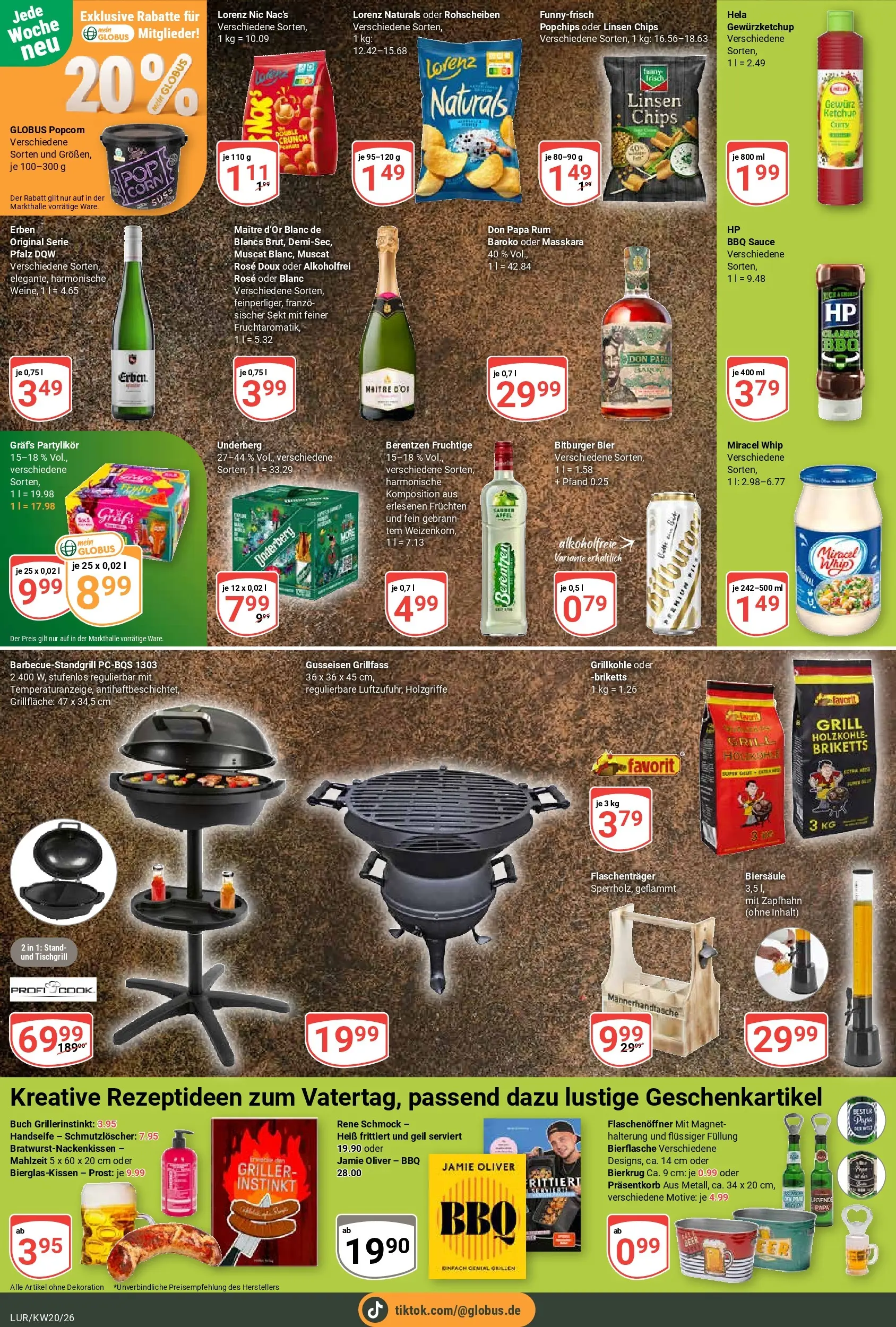 Globus Prospekt Hamburg	 (ab 10.05.2026) » Angebote online | Seite: 25 | Produkte: Bier, Chips, Griller, Berentzen