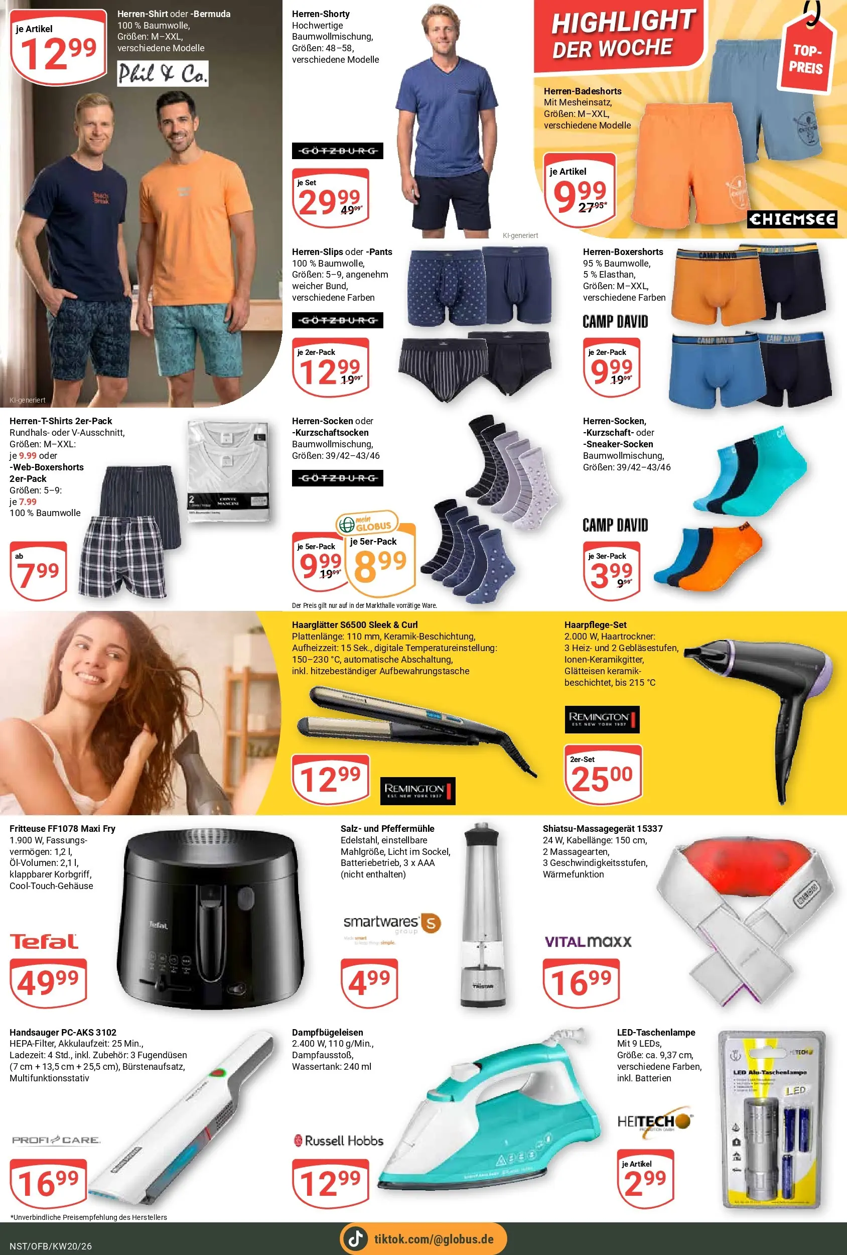 Globus Prospekt Neustadt	 (ab 10.05.2026) » Angebote online | Seite: 23 | Produkte: Batterien, Salz, Glätteisen, Fritteuse