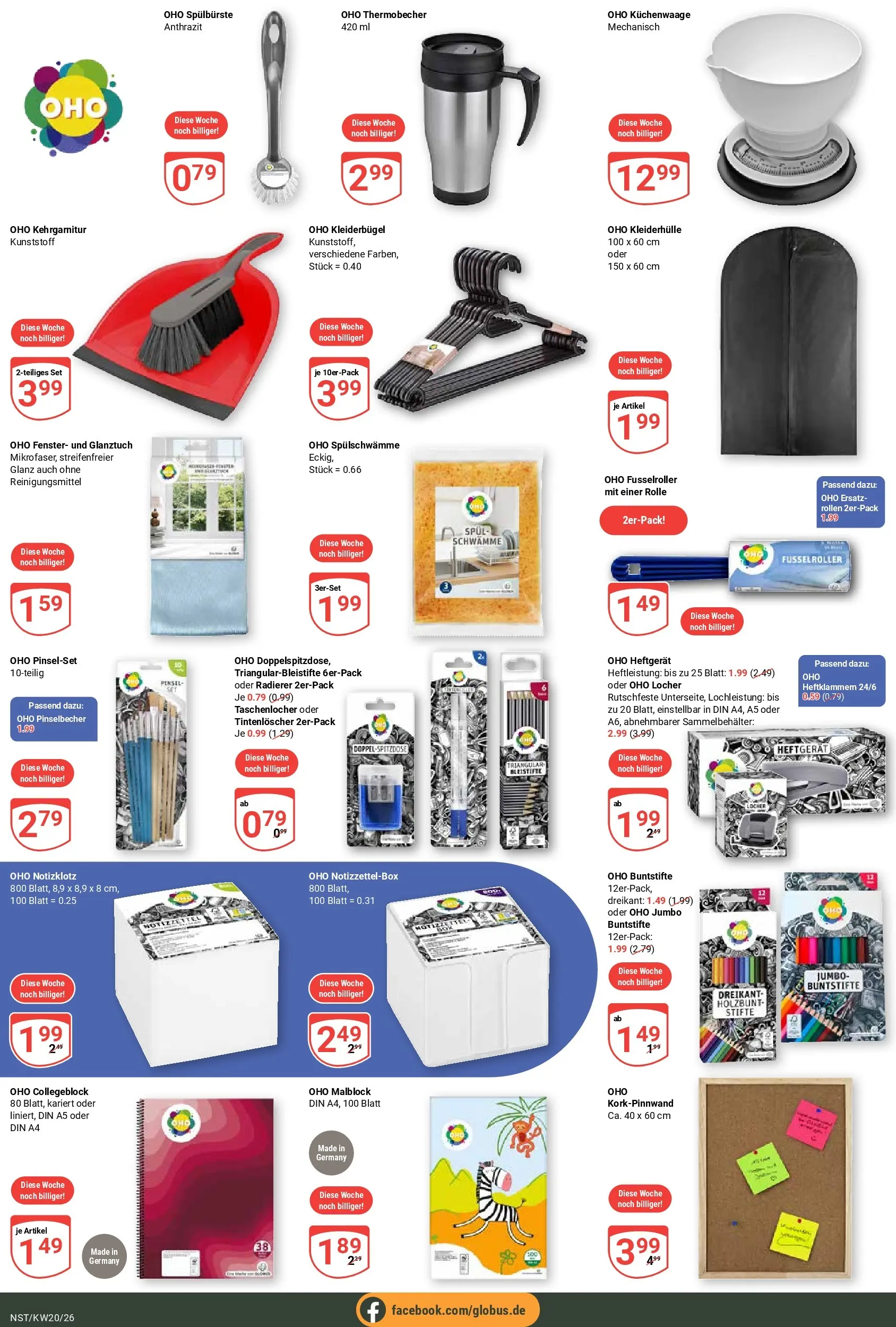 Globus Prospekt Neustadt	 (ab 10.05.2026) » Angebote online | Seite: 24 | Produkte: Kleiderbügel, Pinsel