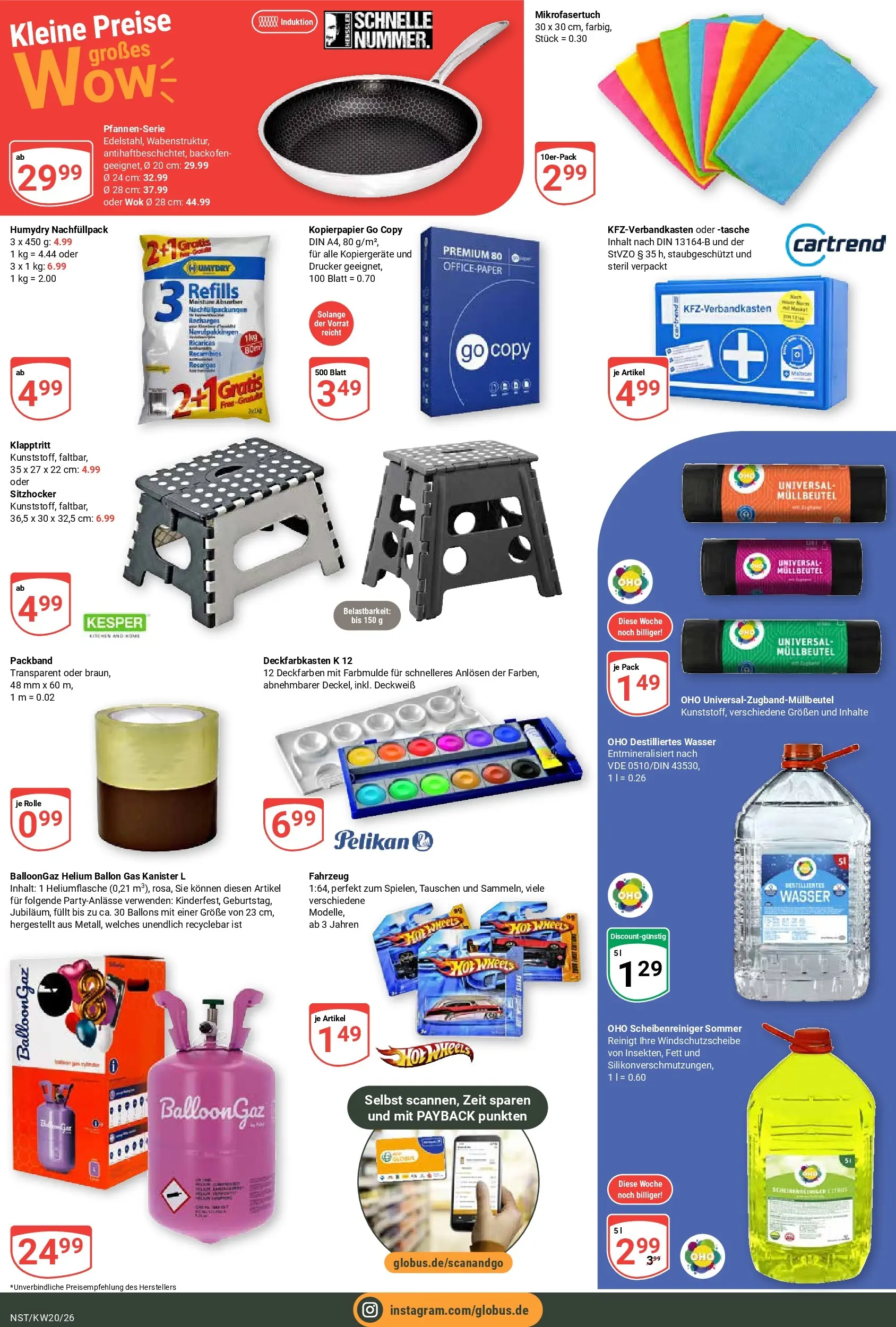 Globus Prospekt Neustadt	 (ab 10.05.2026) » Angebote online | Seite: 25 | Produkte: Tasche, Backofen, Wok, Drucker