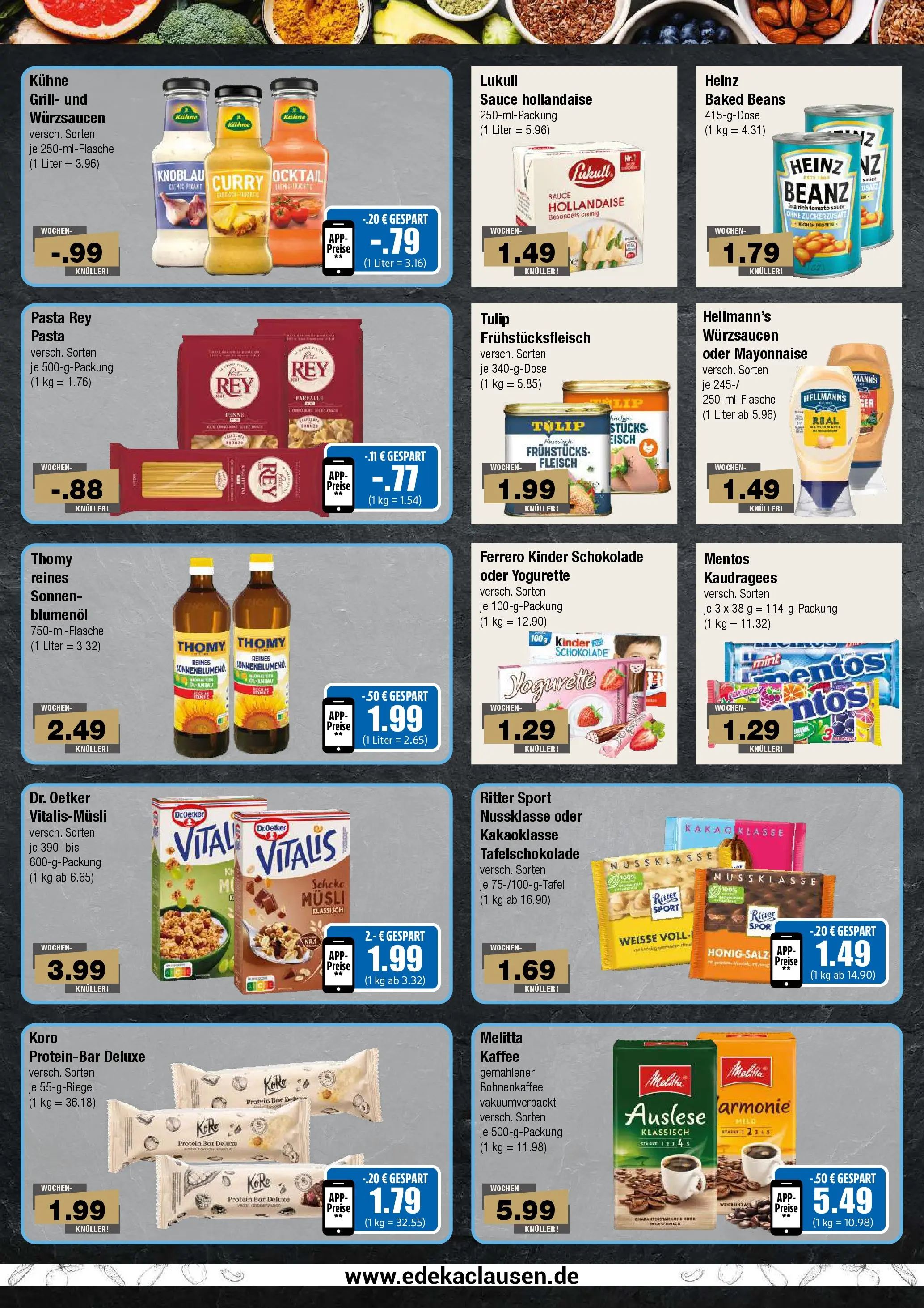 Edeka prospekt Hamburg	 (ab 10.05.2026) » Angebote Online | Seite: 6 | Produkte: Kinder schokolade, Melitta kaffee, Sonnenblumenol, Fleisch