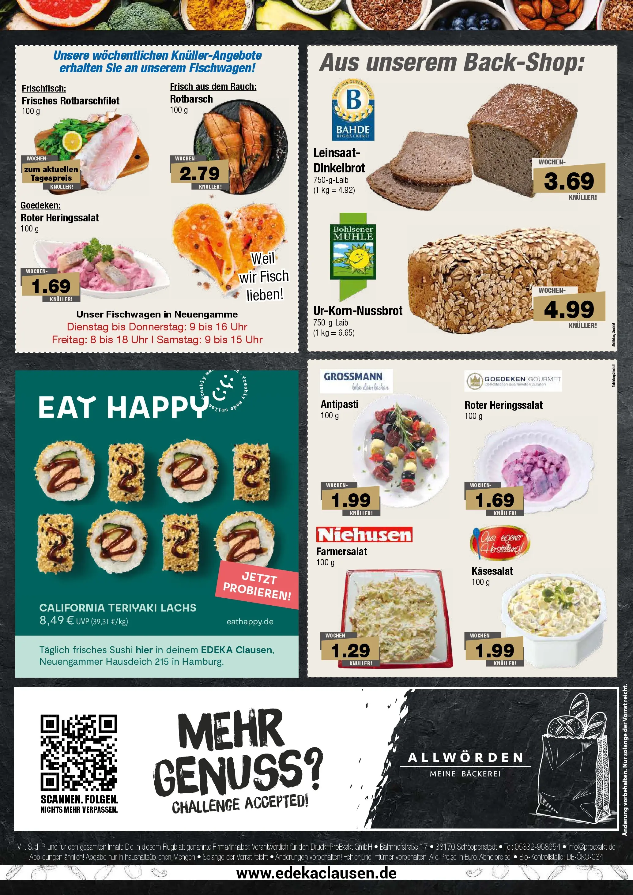 Edeka prospekt Hamburg	 (ab 10.05.2026) » Angebote Online | Seite: 8 | Produkte: Mühle, Bäckerei, Lachs, Uhr