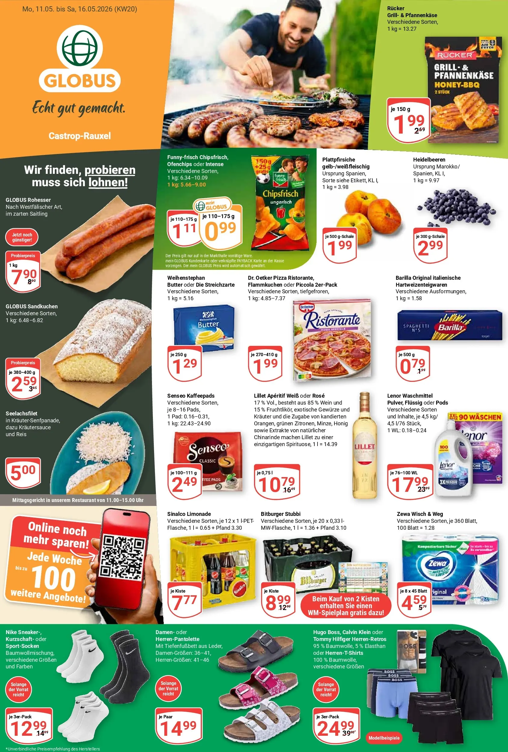 Globus Prospekt Castrop-Rauxel	 (ab 10.05.2026) » Angebote online | Seite: 1 | Produkte: Barilla, Waschmittel, Wein, Hugo