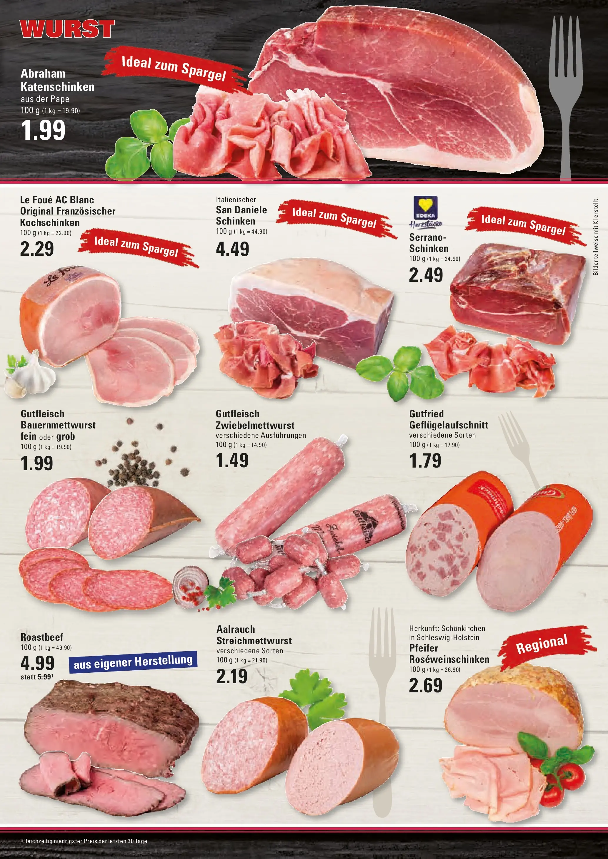 Edeka prospekt Hamburg	 (ab 10.05.2026) » Angebote Online | Seite: 5 | Produkte: Roastbeef, Bilder, Serrano schinken, Schinken