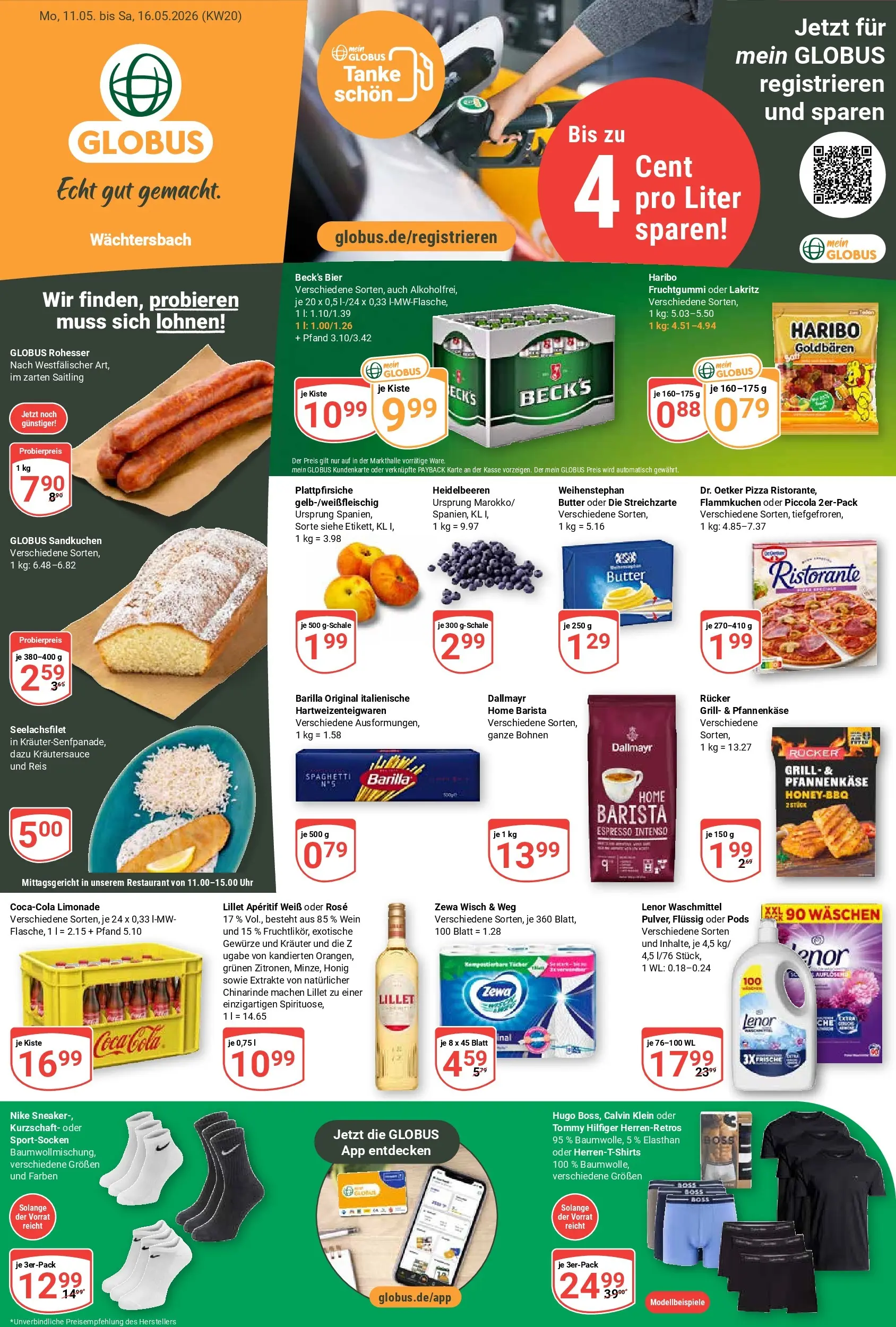 Globus Prospekt Wächtersbach	 (ab 10.05.2026) » Angebote online | Seite: 1 | Produkte: Grill, Bier, Waschmittel, Hugo
