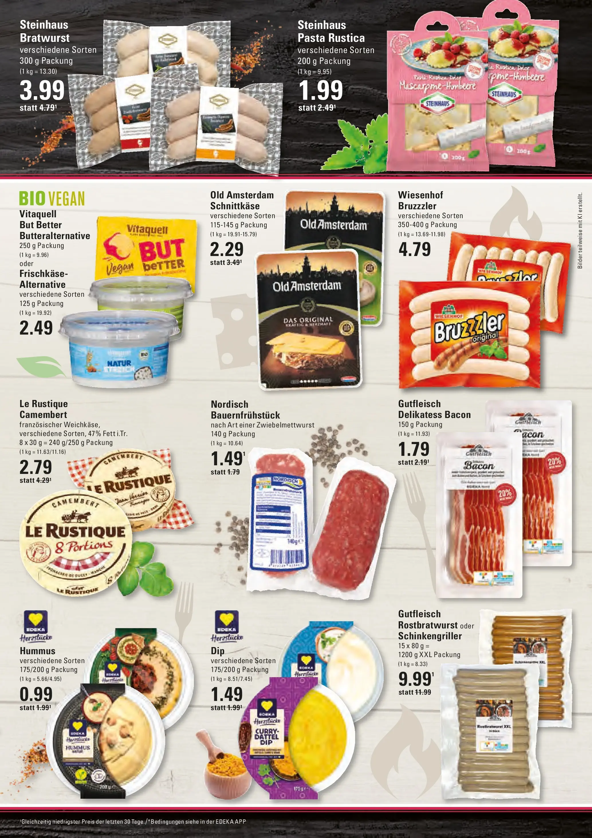 Edeka prospekt Hamburg	 (ab 10.05.2026) » Angebote Online | Seite: 9 | Produkte: Butter, Bratwurst, Bilder, Pasta