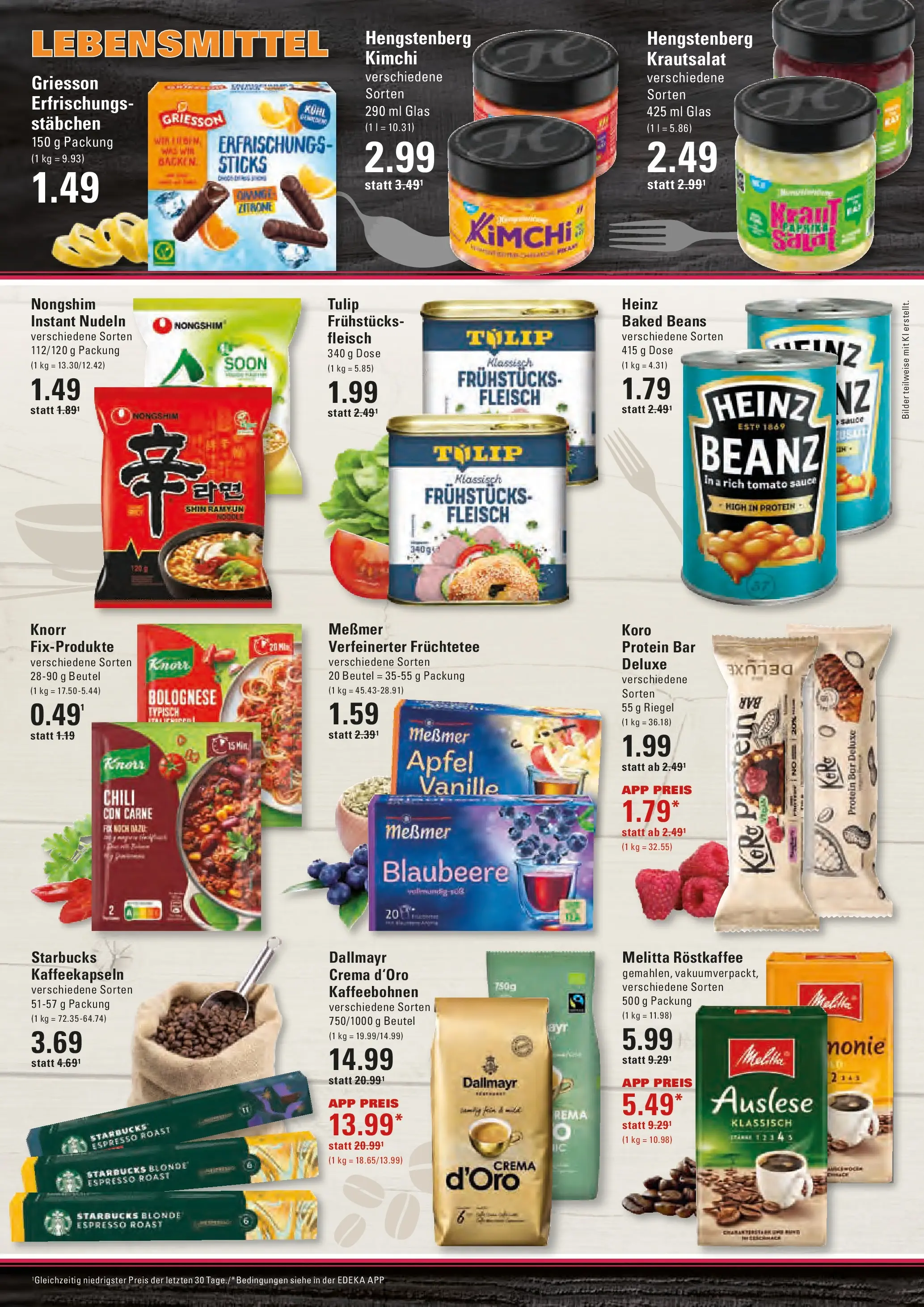 Edeka prospekt Hamburg	 (ab 10.05.2026) » Angebote Online | Seite: 12 | Produkte: Messmer, Starbucks, Nudeln, Fleisch