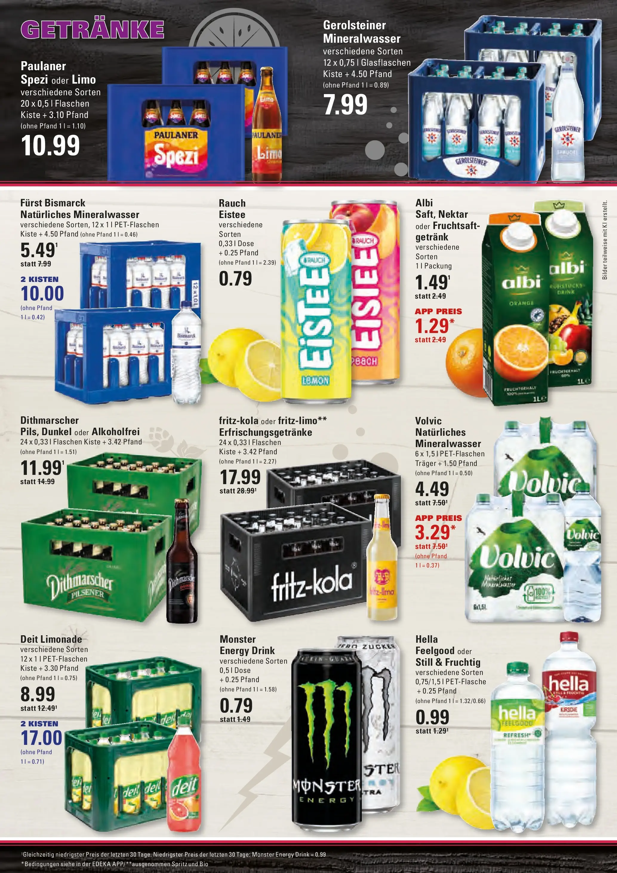 Edeka prospekt Hamburg	 (ab 10.05.2026) » Angebote Online | Seite: 14 | Produkte: Paulaner spezi, Mineralwasser, Zucker, Gerolsteiner