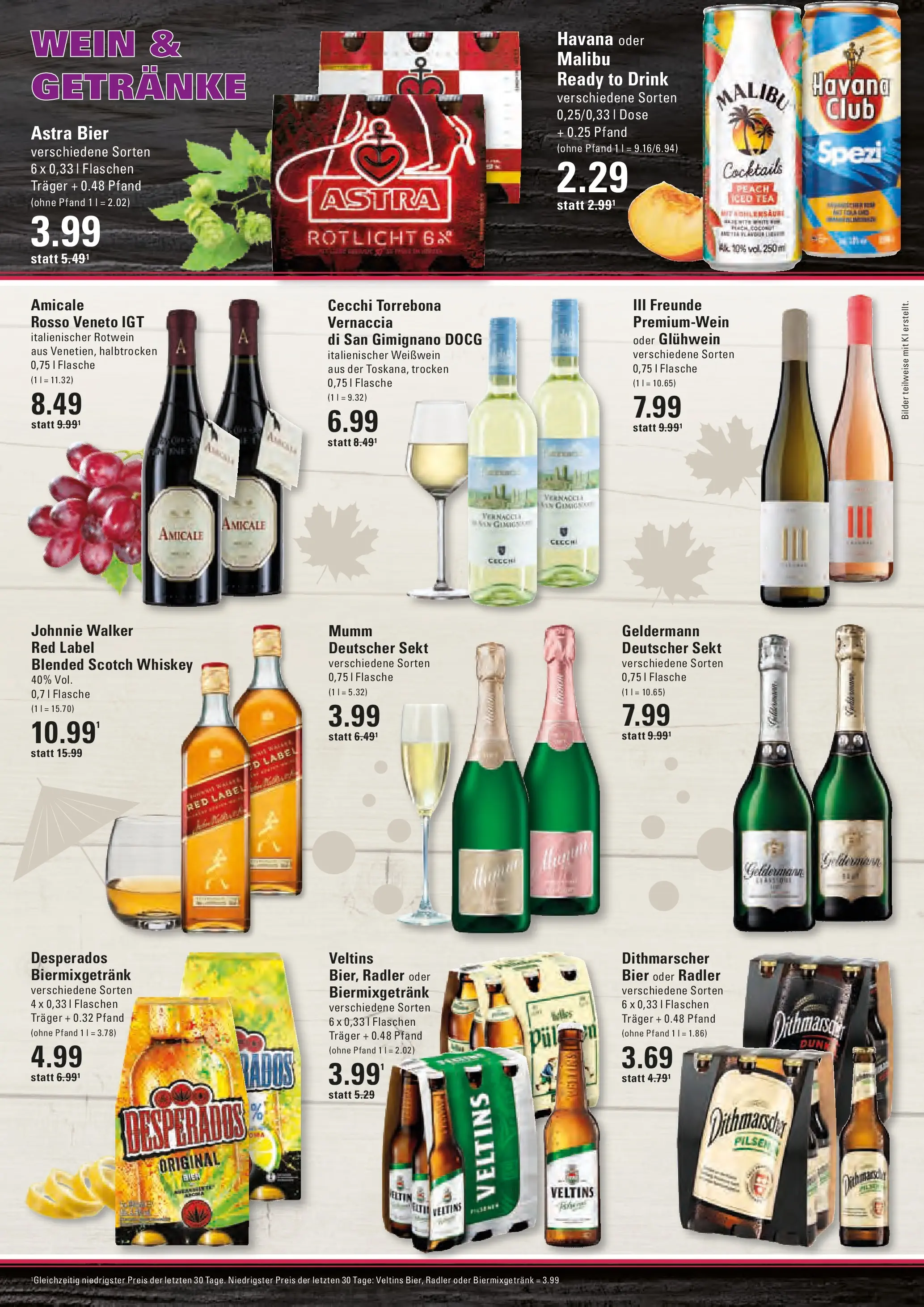 Edeka prospekt Hamburg	 (ab 10.05.2026) » Angebote Online | Seite: 15 | Produkte: Rotwein, Astra, Veltins, Johnnie walker