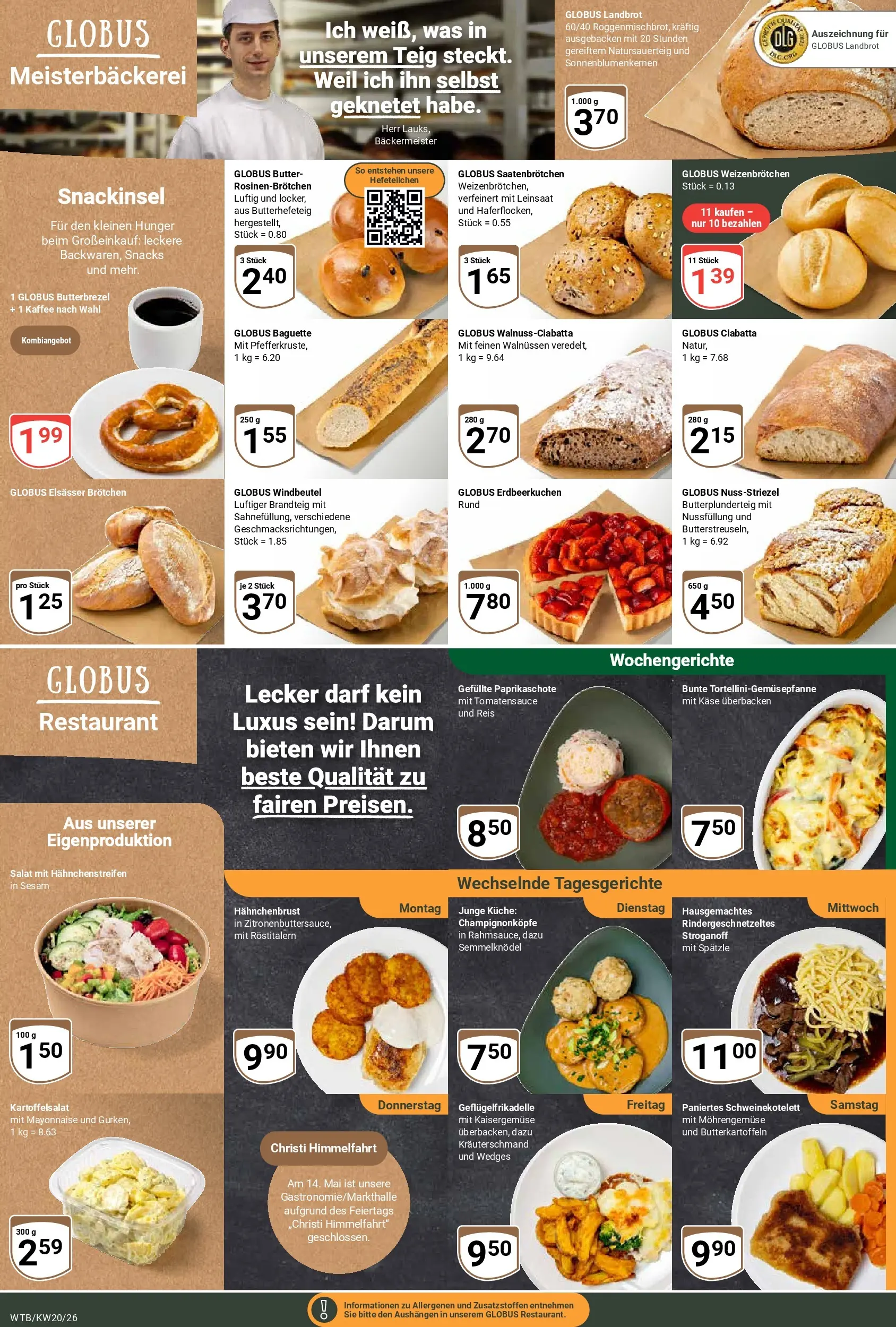 Globus Prospekt Wächtersbach	 (ab 10.05.2026) » Angebote online | Seite: 9 | Produkte: Butter, Käse, Mayonnaise, Hahnchenbrust