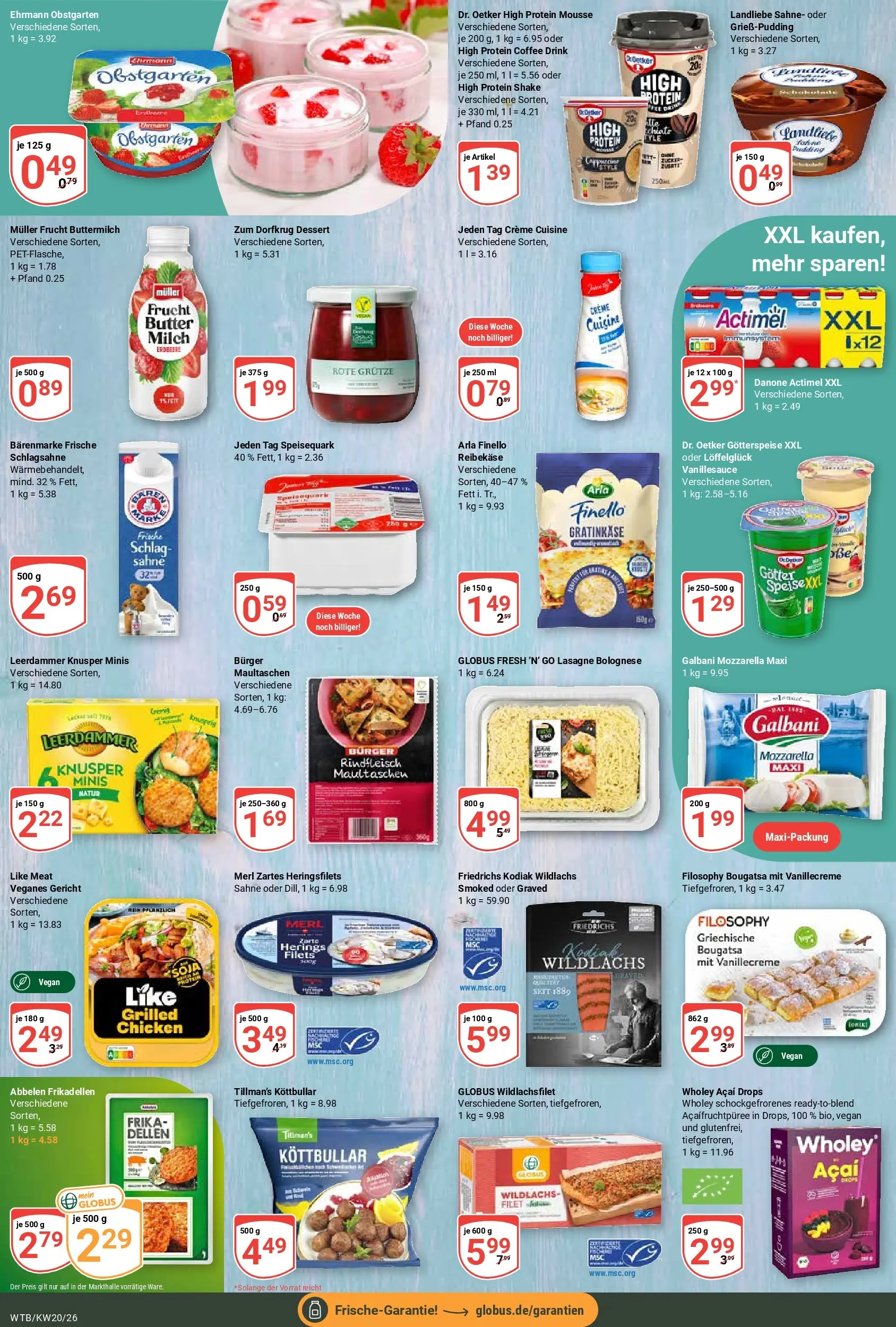 Globus Prospekt Wächtersbach	 (ab 10.05.2026) » Angebote online | Seite: 12 | Produkte: Buttermilch, Burger, Maultaschen, Reibekase